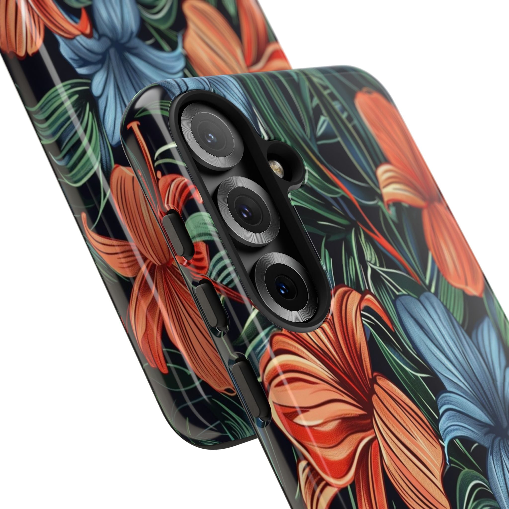 Tropical Red and Blue Case