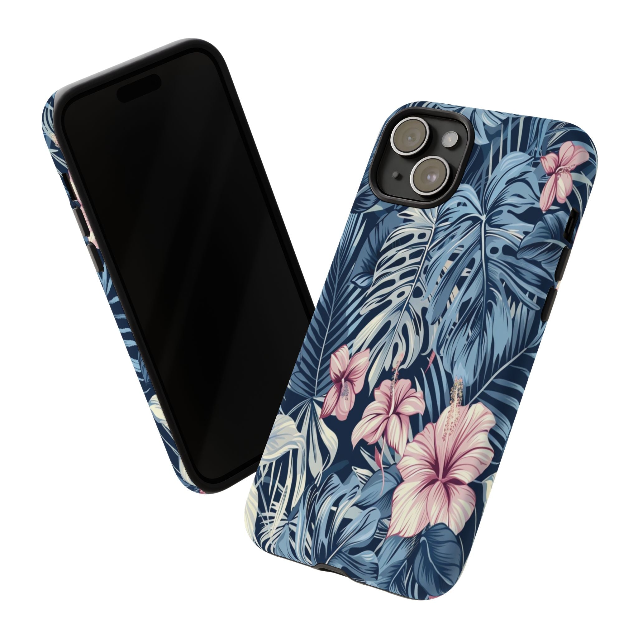 Tropical Hibiscus and Monstera Case