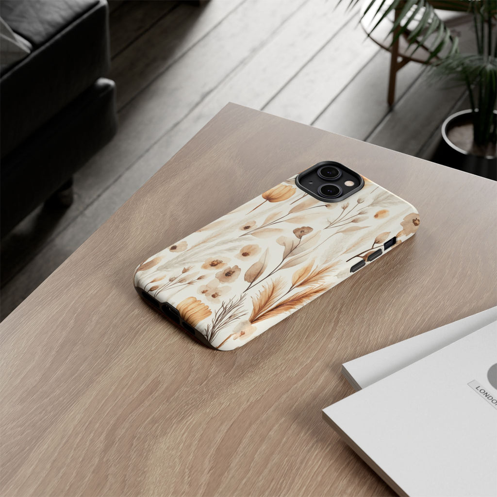 Dried Flowers Watercolor Case
