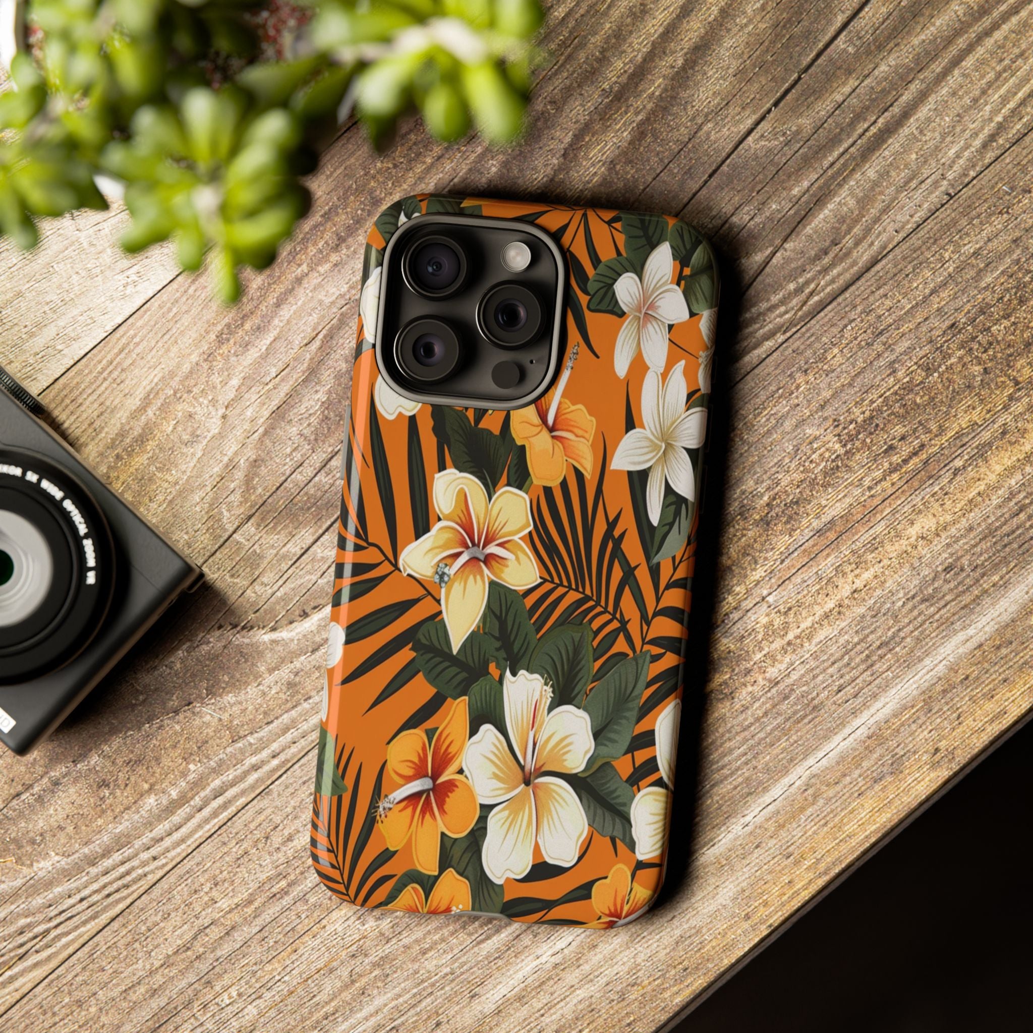 Vibrant Orange Tropical Case
