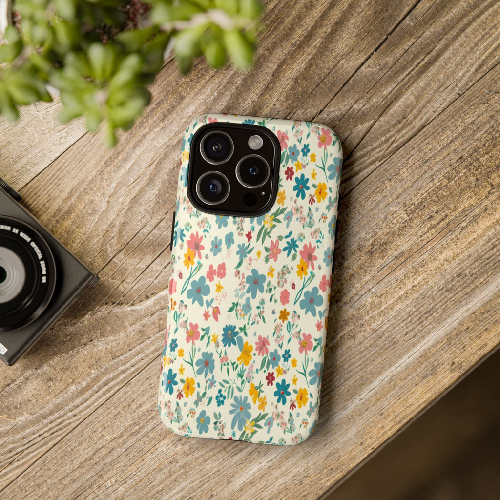 Pastel Yellow Green and Blue Case