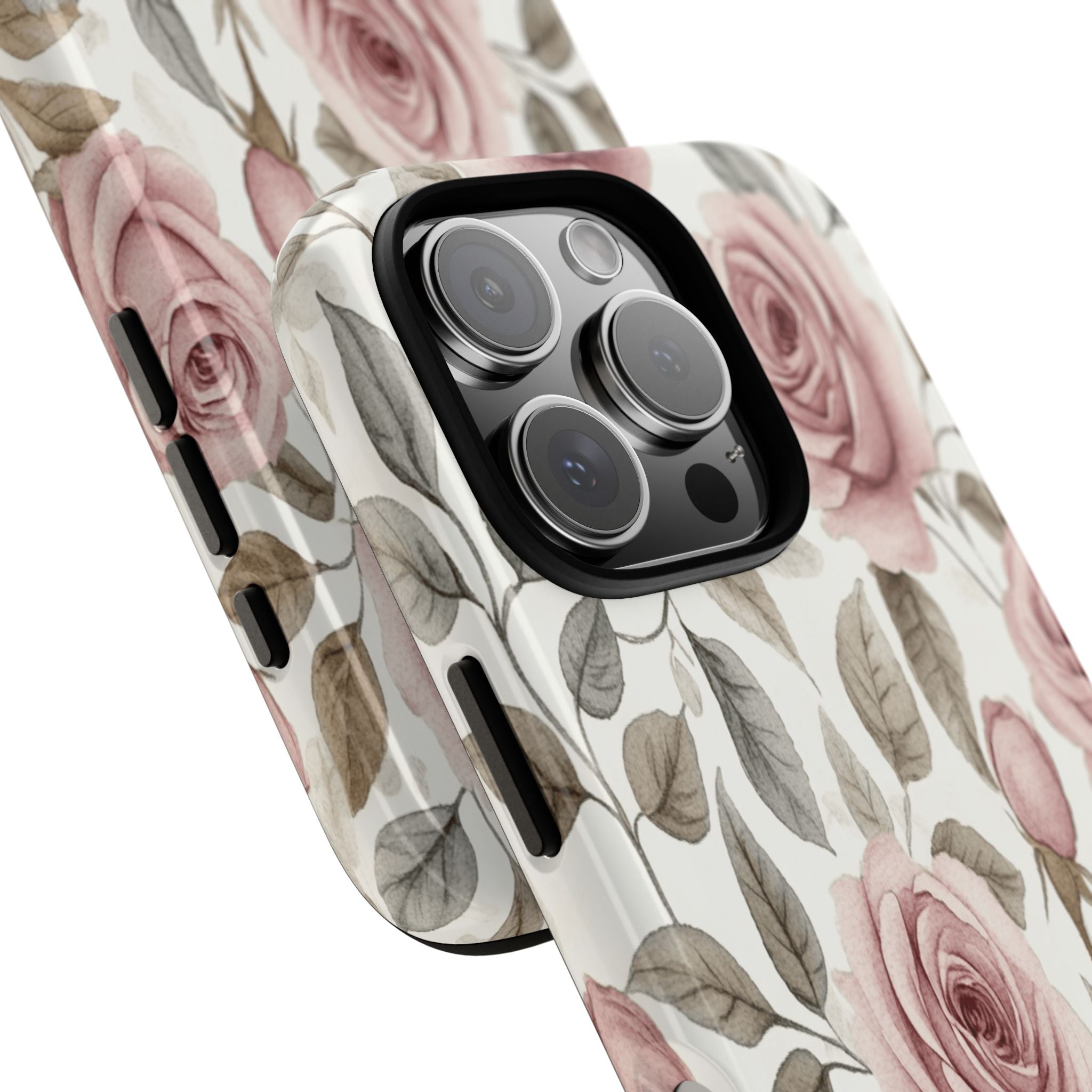Elegant Watercolor Rose Case