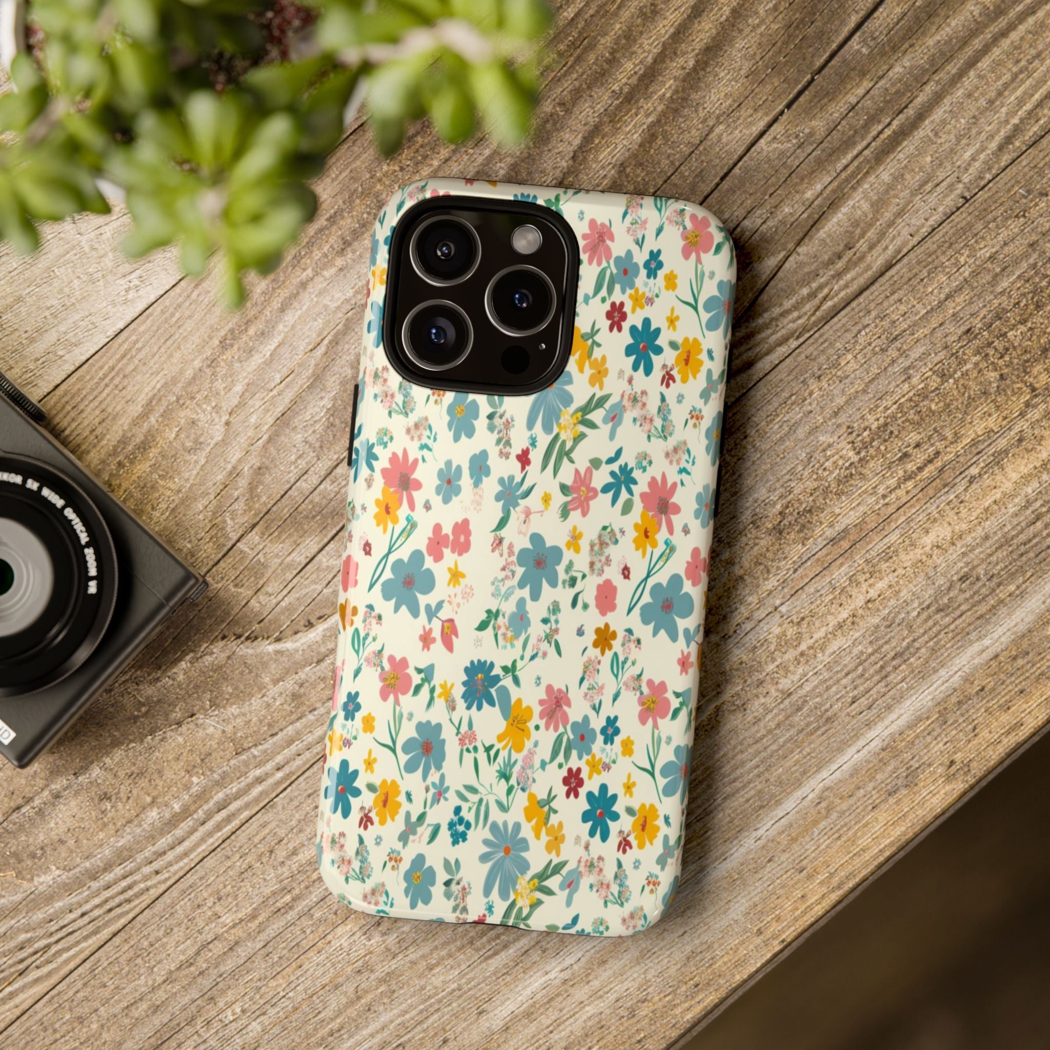 Pastel Yellow Green and Blue Case