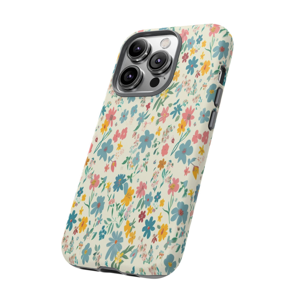 Pastel Yellow Green and Blue Case