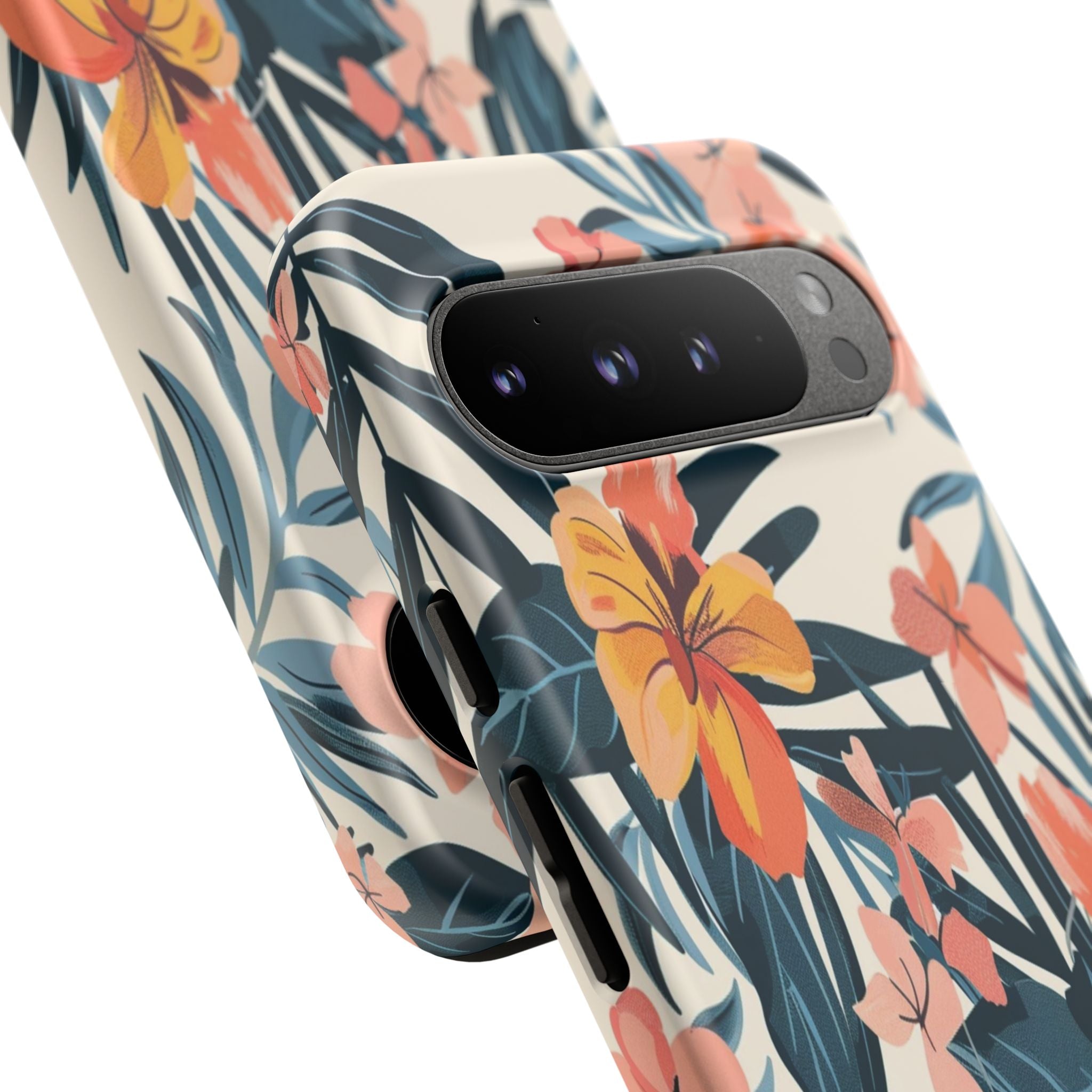 Tropical White and Blue Case