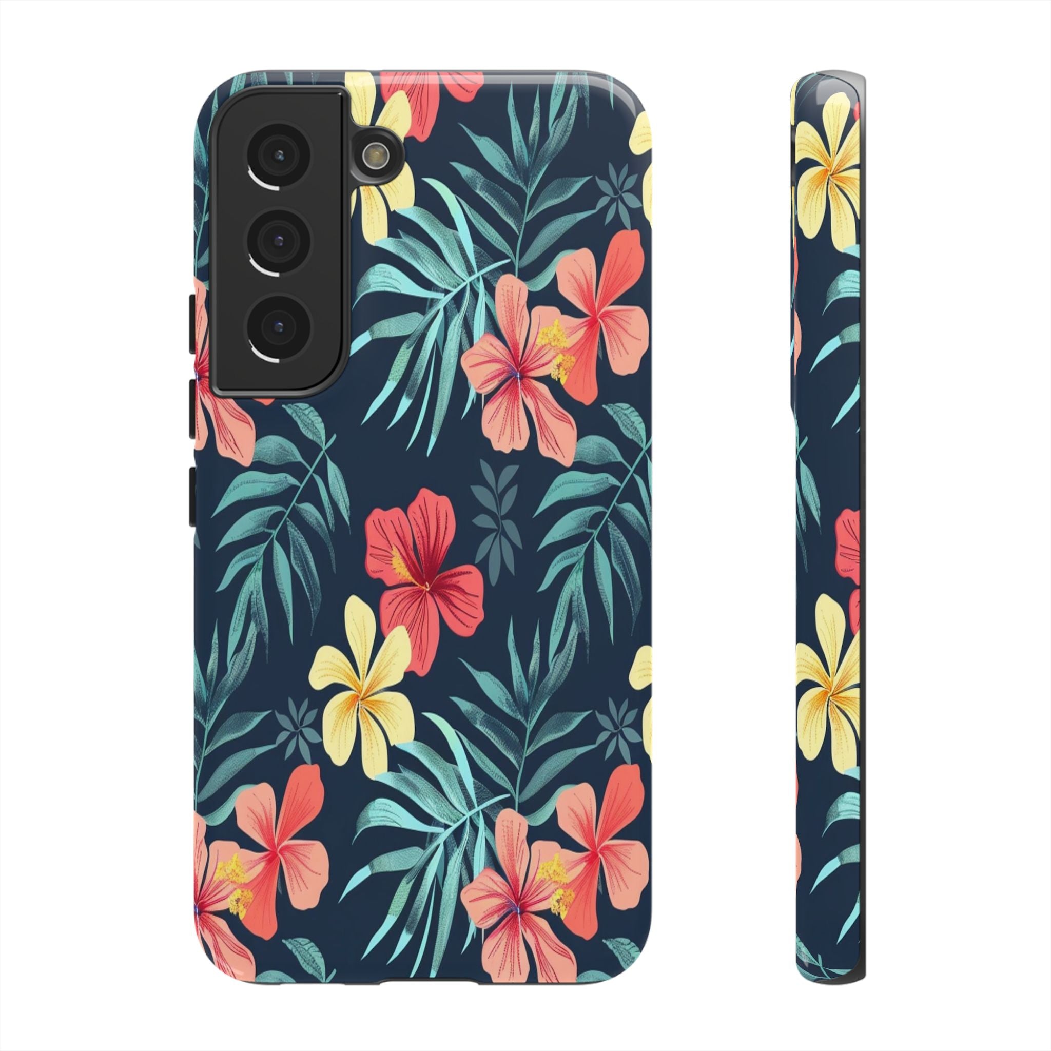 Tropical Hibiscus Navy