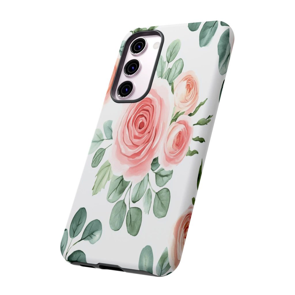 Delicate Watercolor Rose Case