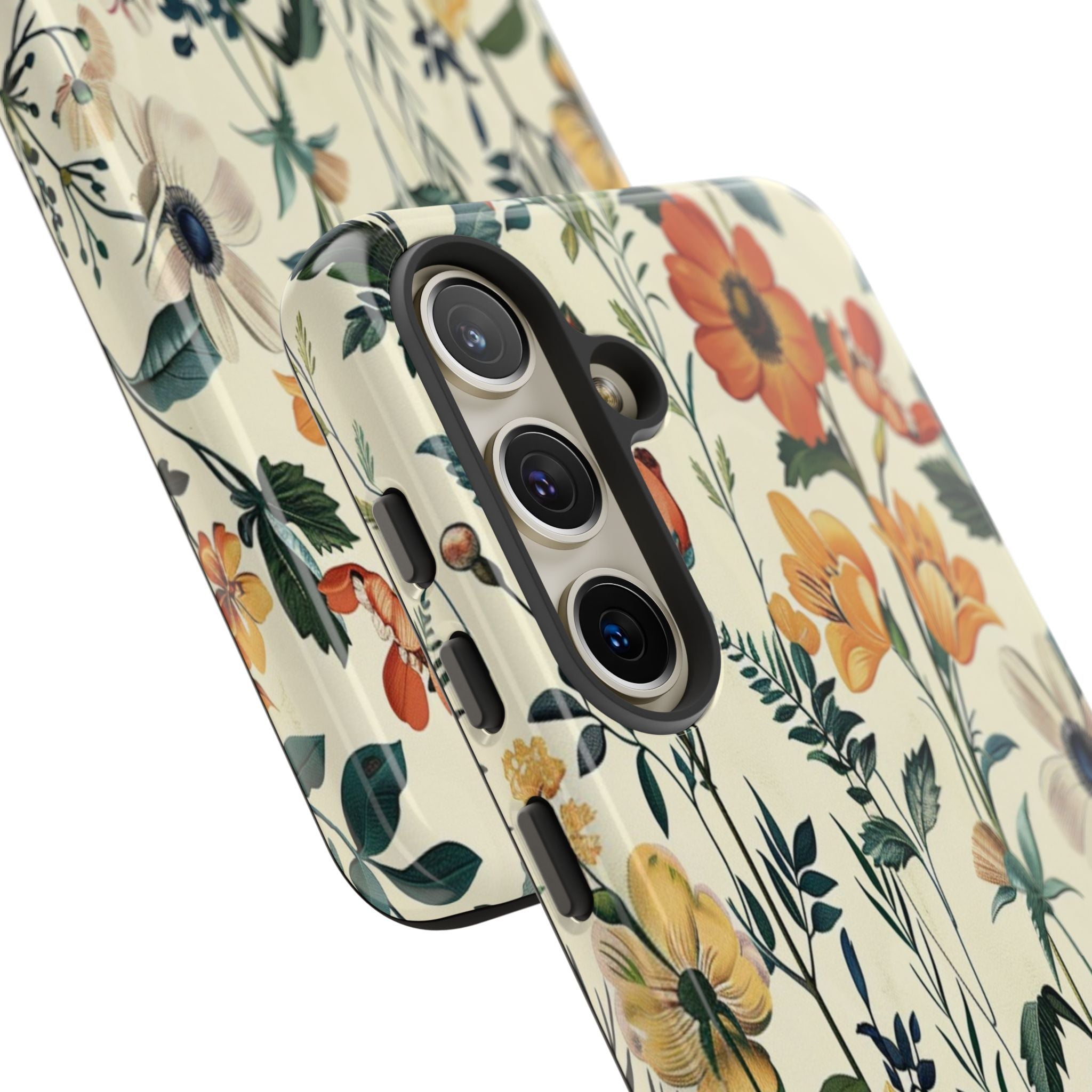 Vintage Botanical Wildflower Seamless Pattern