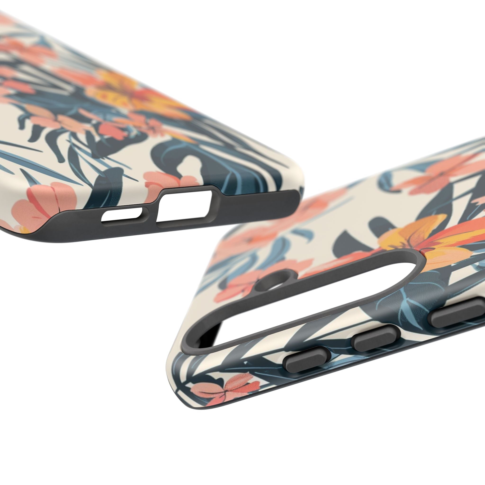 Tropical White and Blue Case
