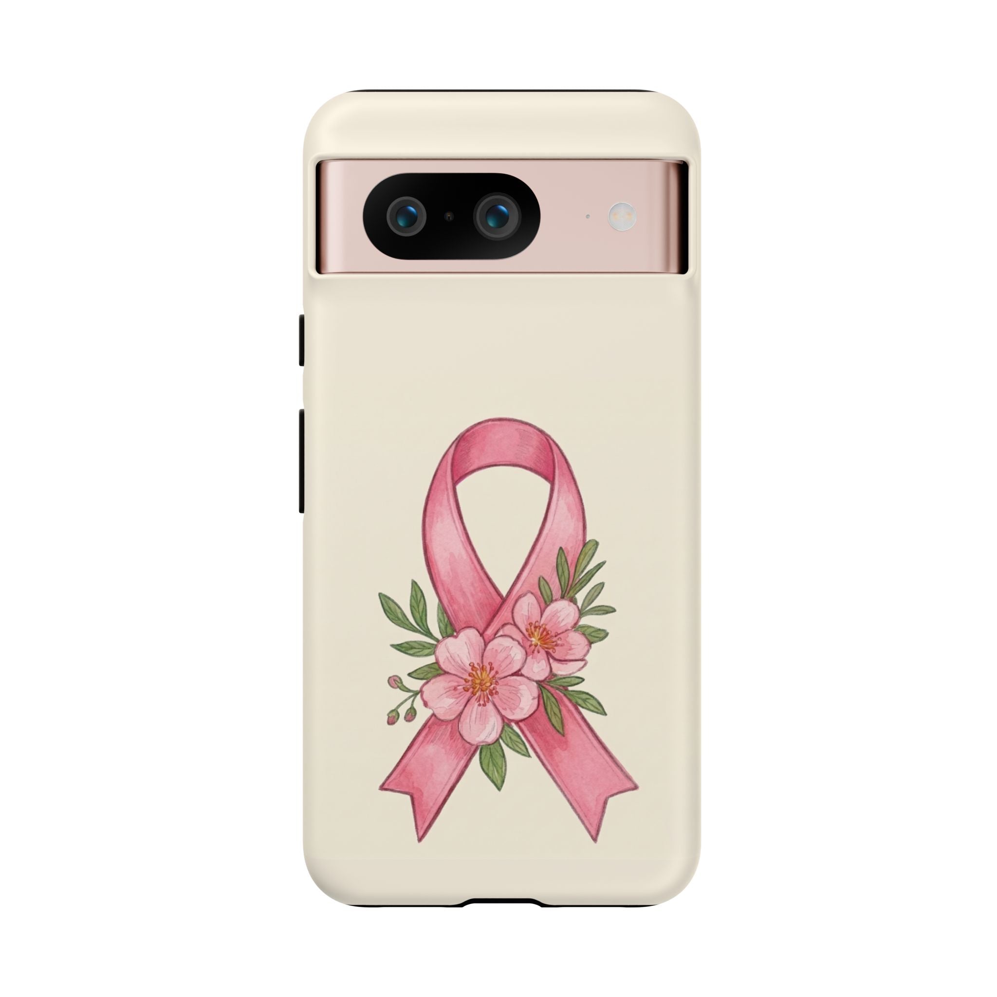 Floral Breast Cancer Awareness Case