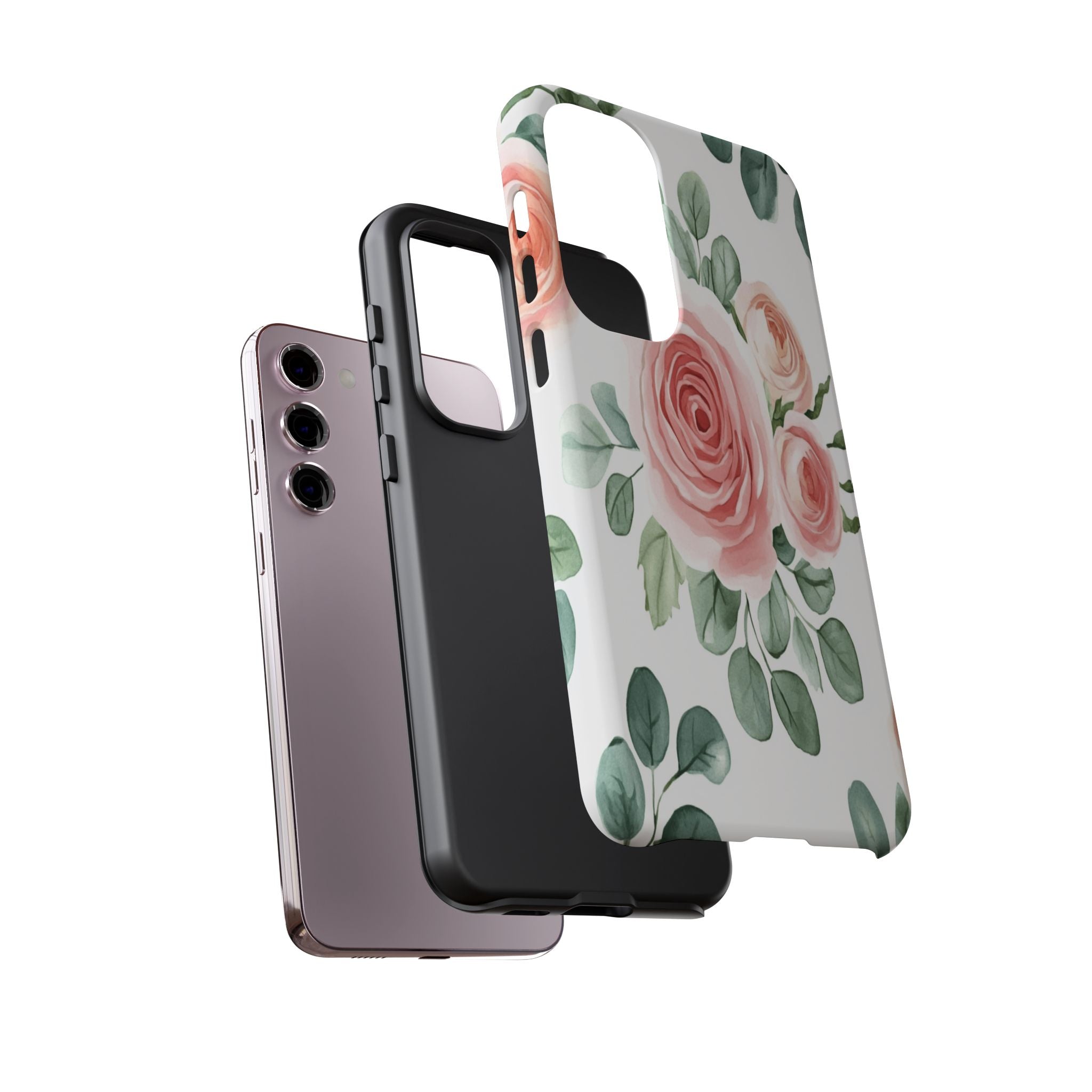 Delicate Watercolor Rose Case