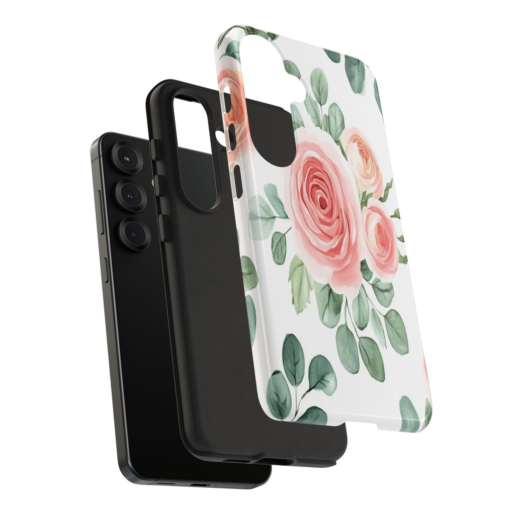 Delicate Watercolor Rose Case
