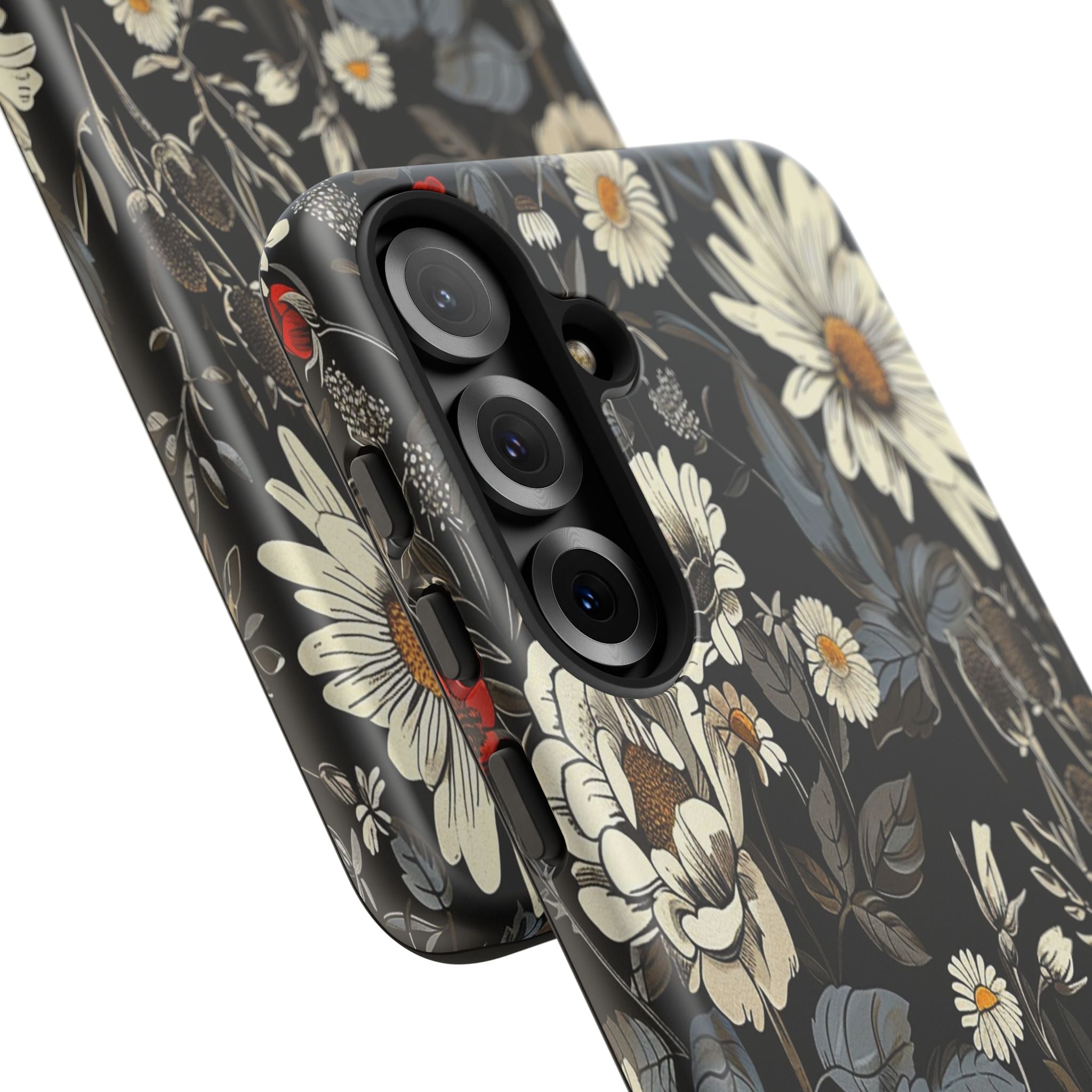Dark Rose and Daisy Case