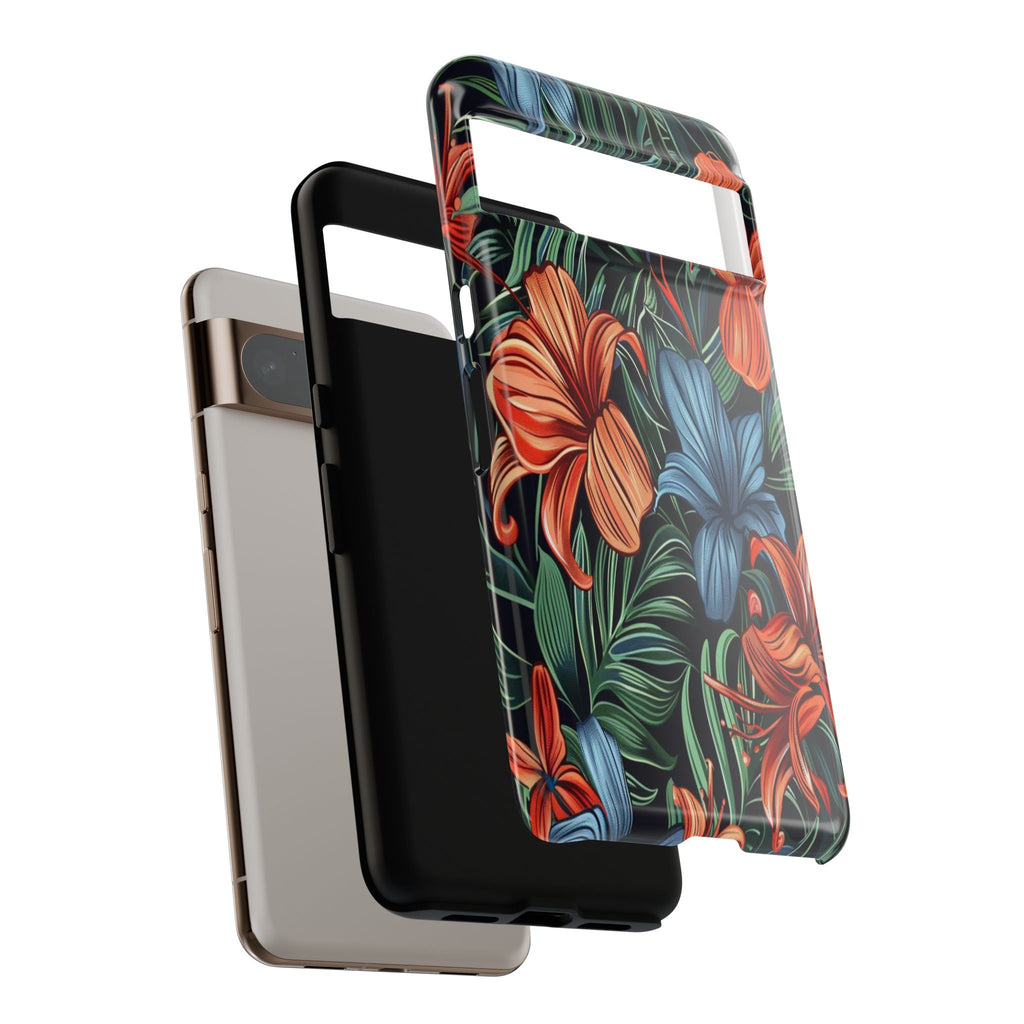 Tropical Red and Blue Case