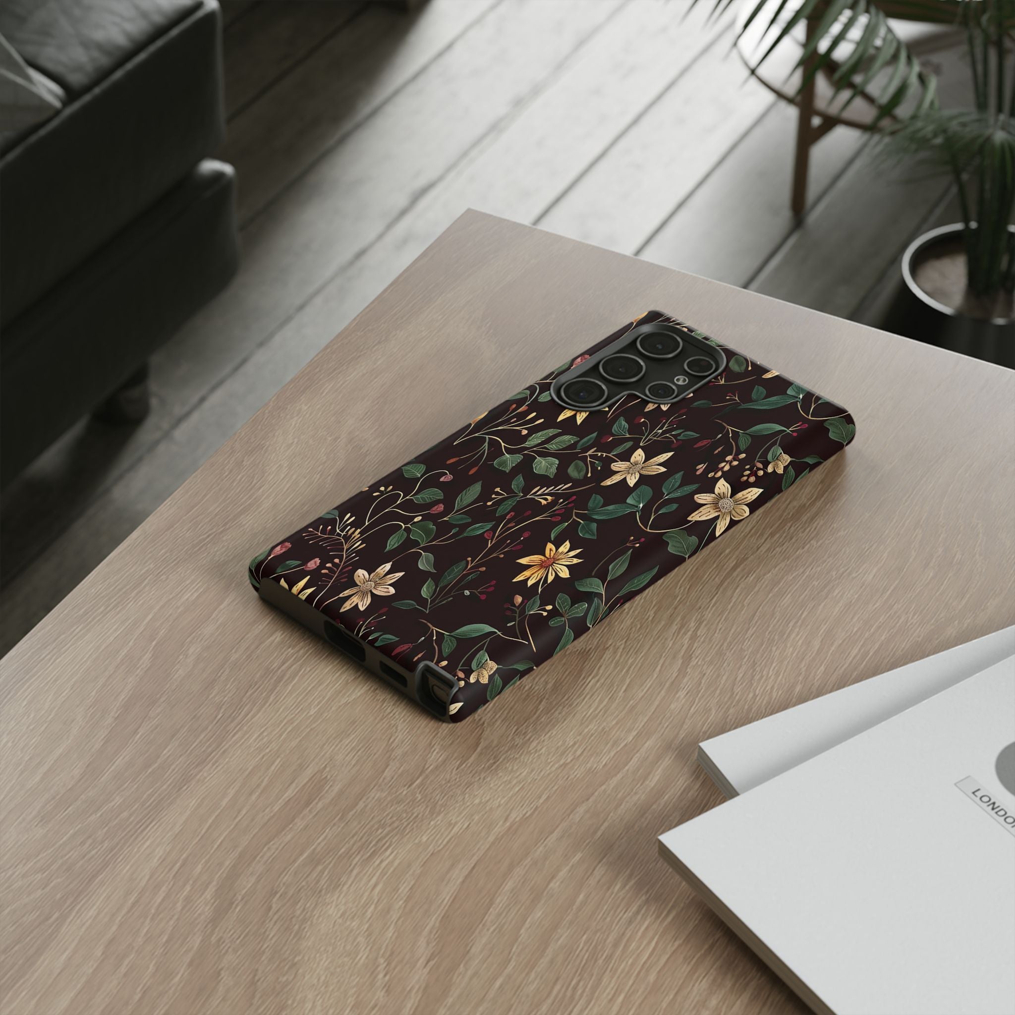 Dark Vintage Floral Case