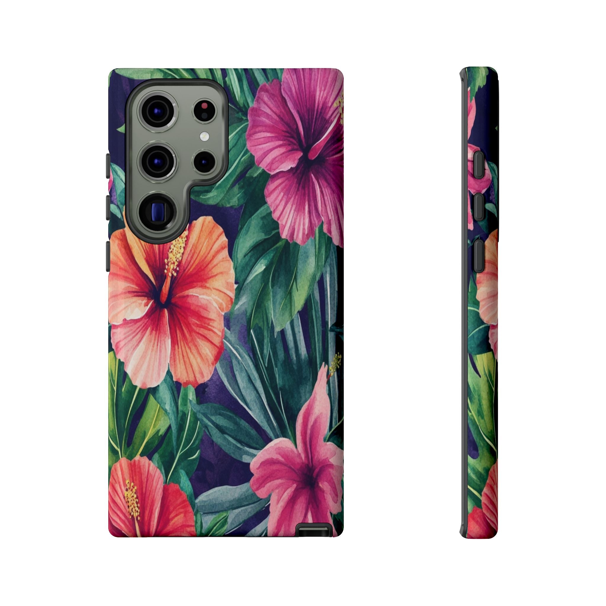 Navy Floral Watercolor