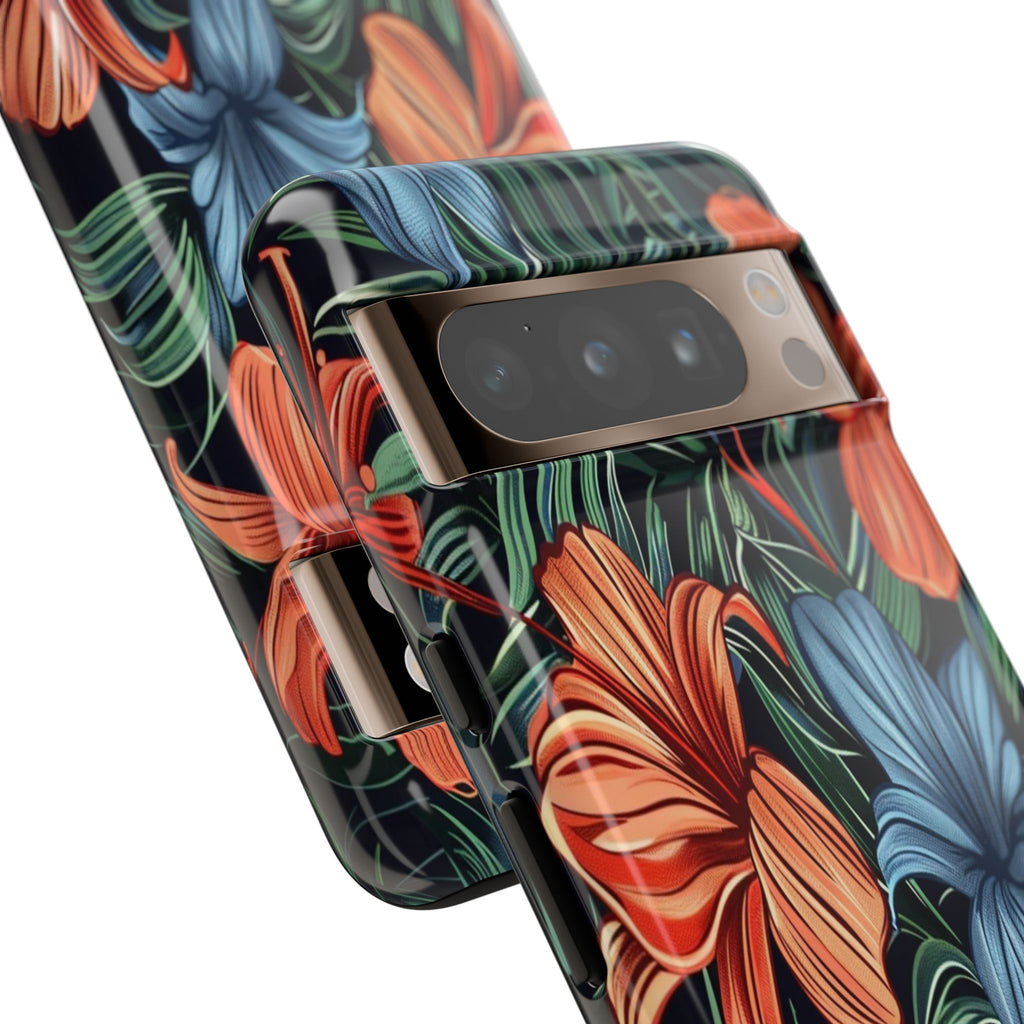 Tropical Red and Blue Case