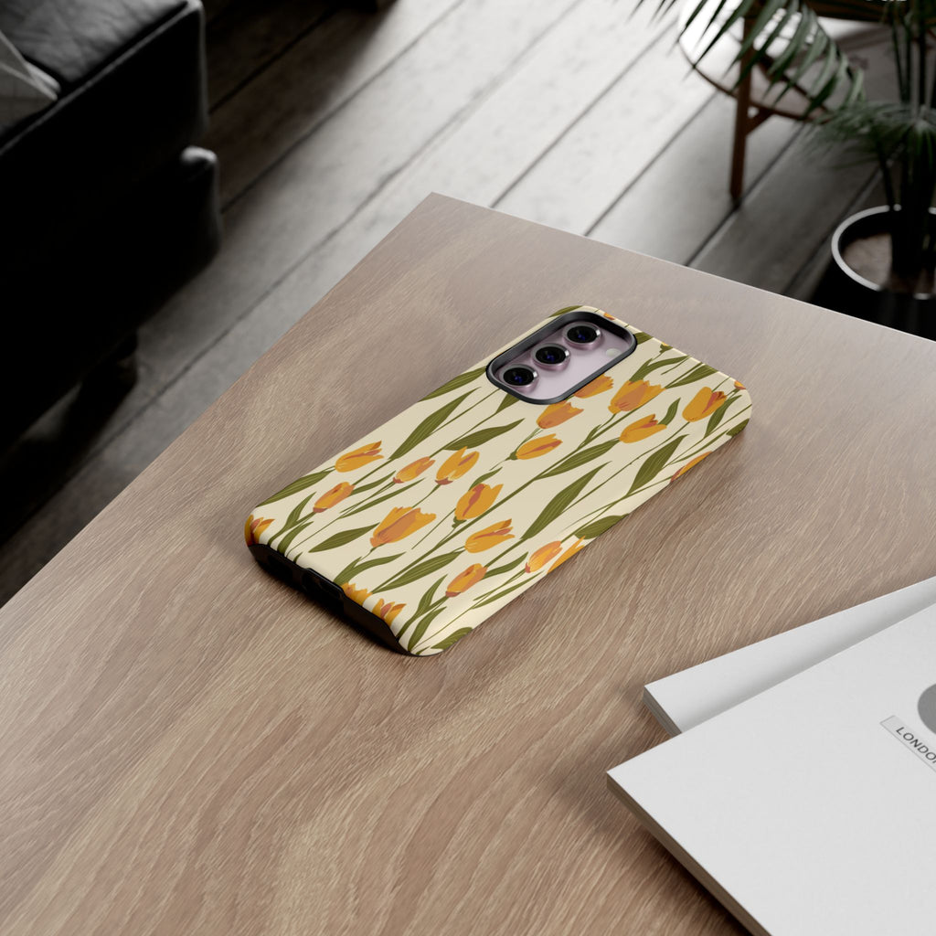Yellow and Orange Tulips Case