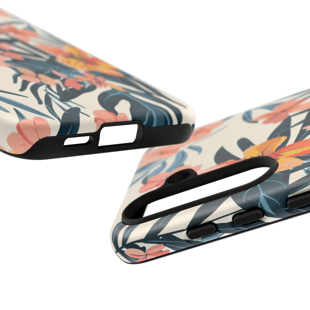 Tropical White and Blue Case