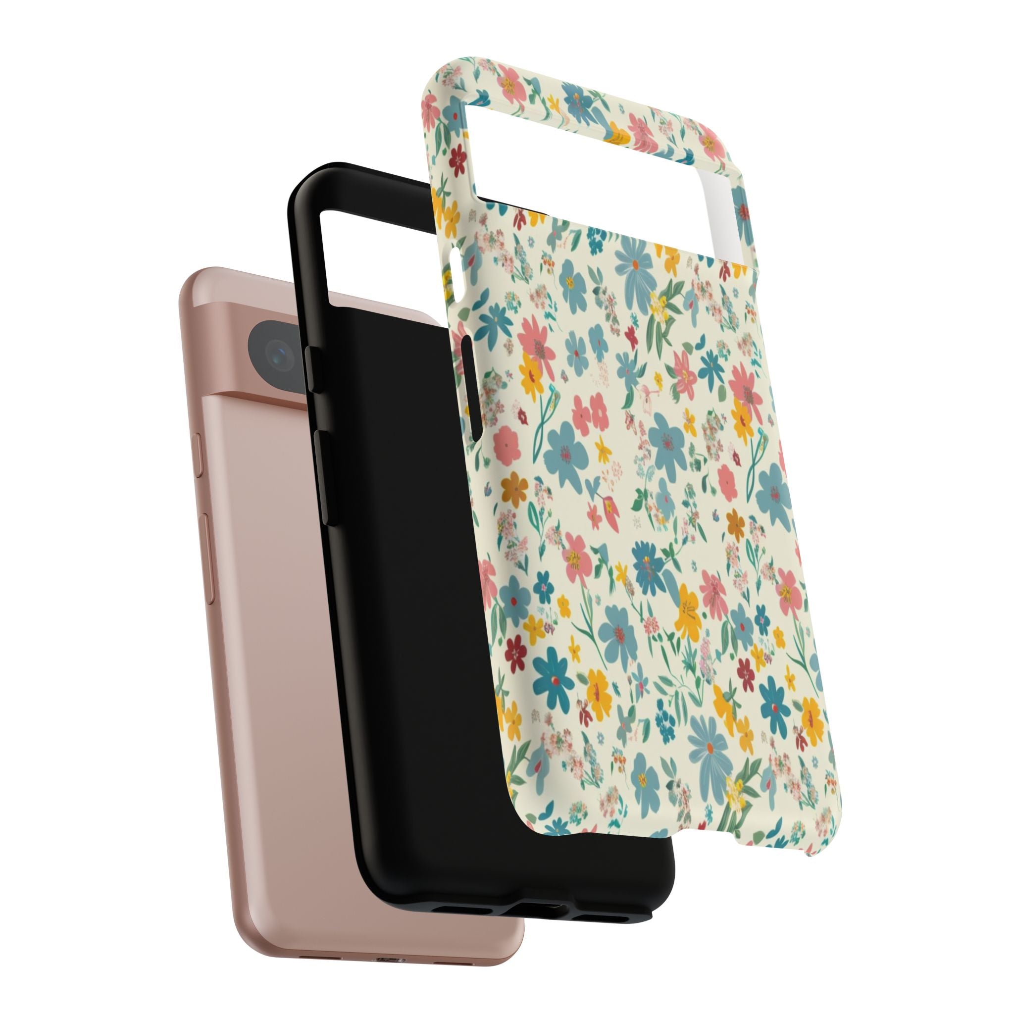 Pastel Yellow Green and Blue Case