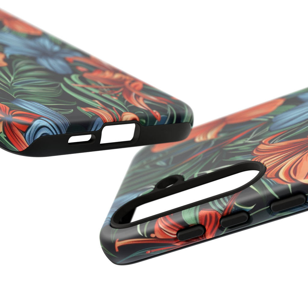 Tropical Red and Blue Case