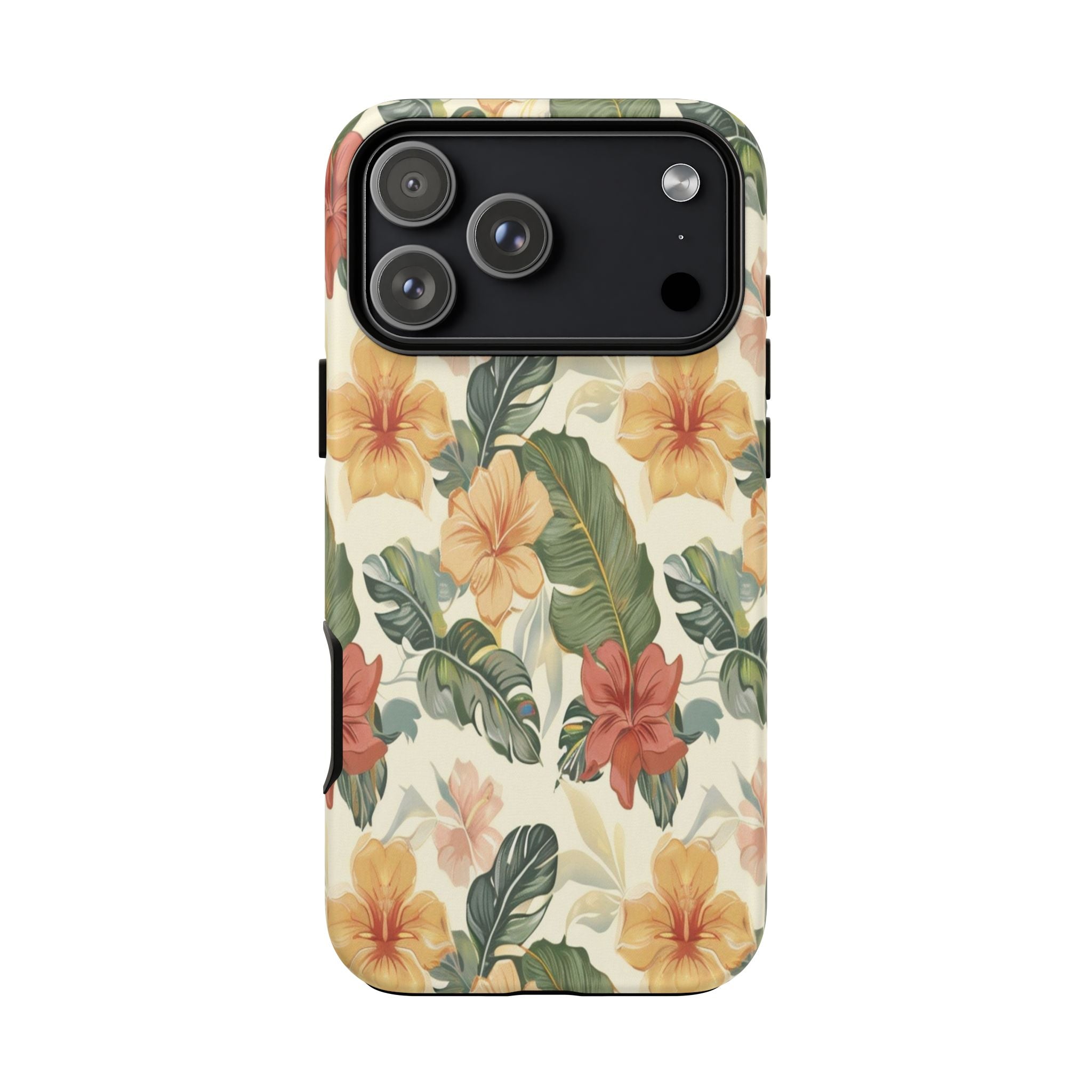 Vintage Tropical Floral Seamless Pattern