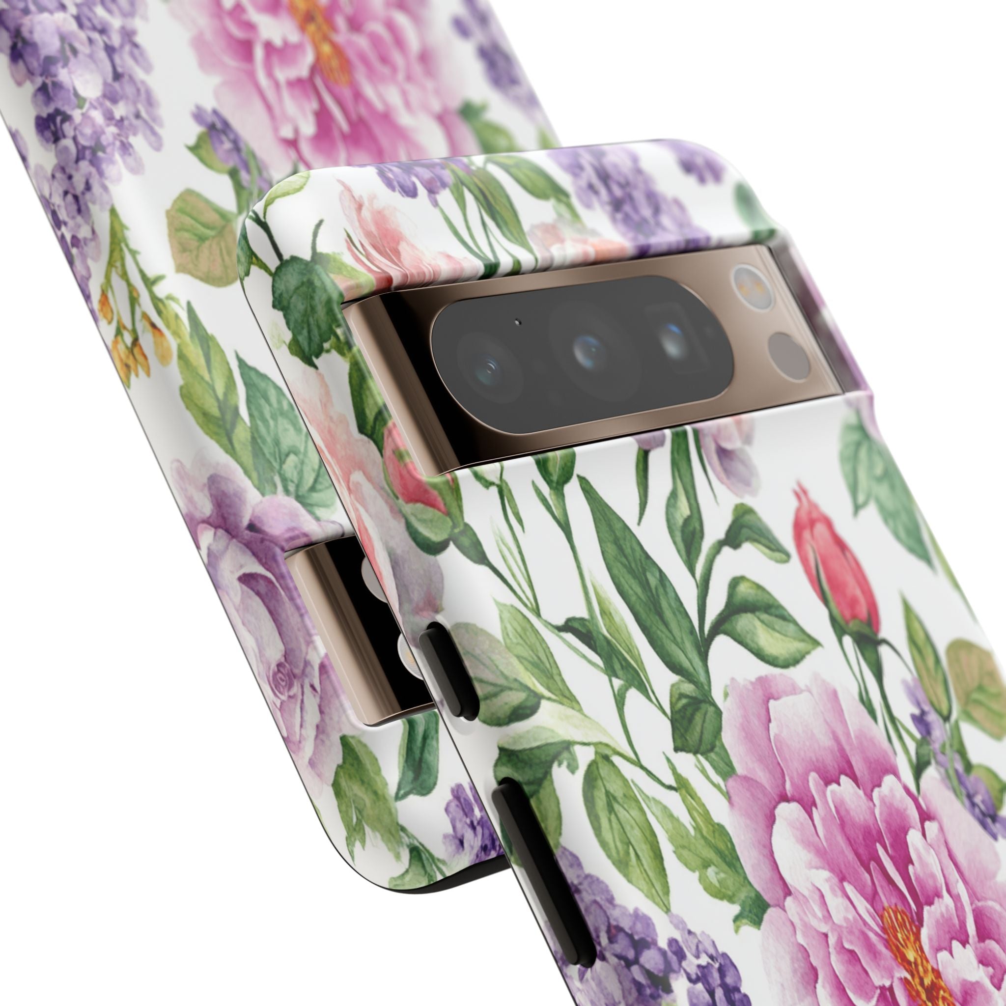 Watercolor Peonies and Lilacs Case