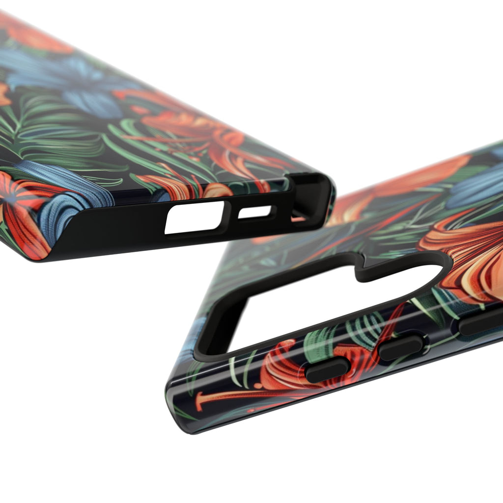 Tropical Red and Blue Case