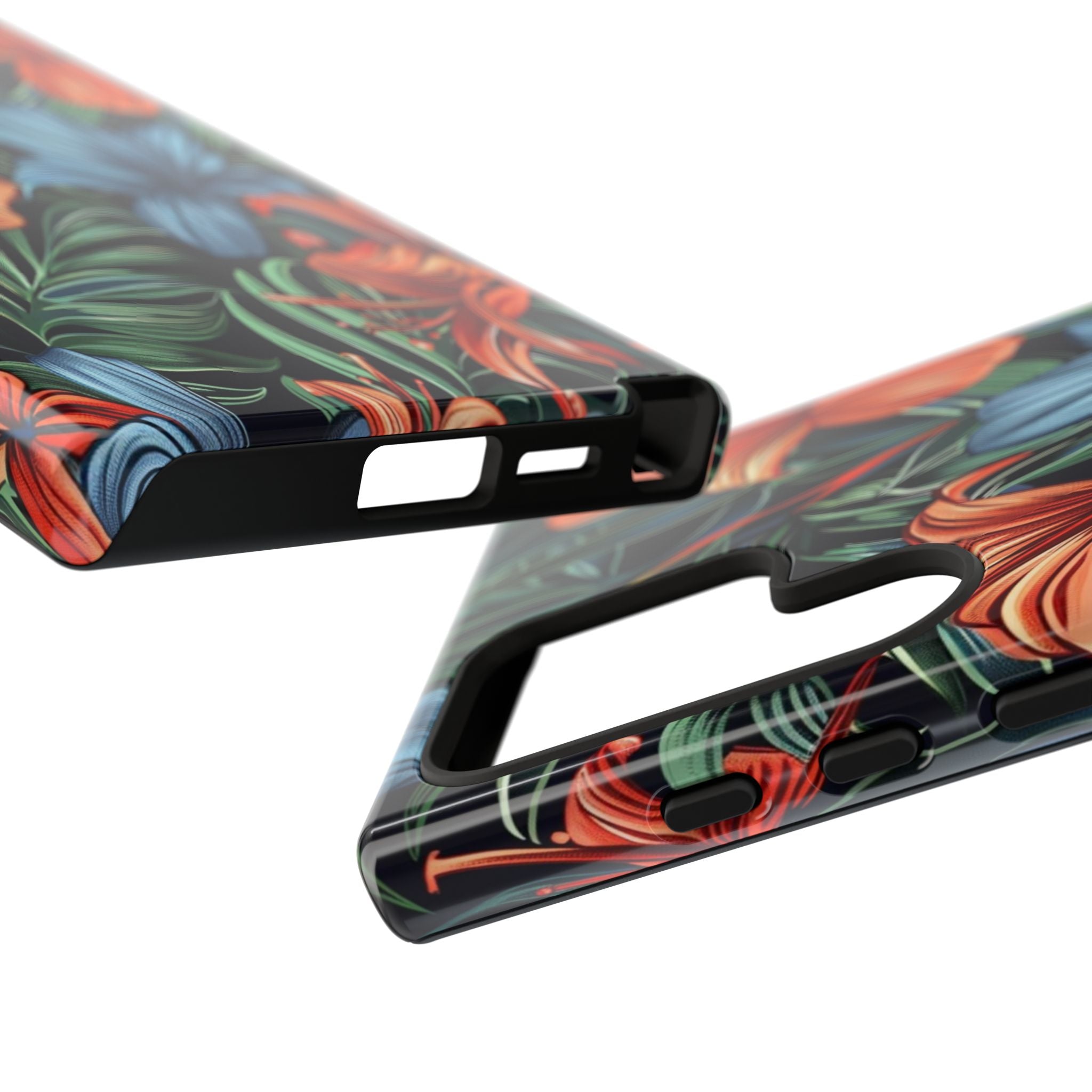 Tropical Red and Blue Case
