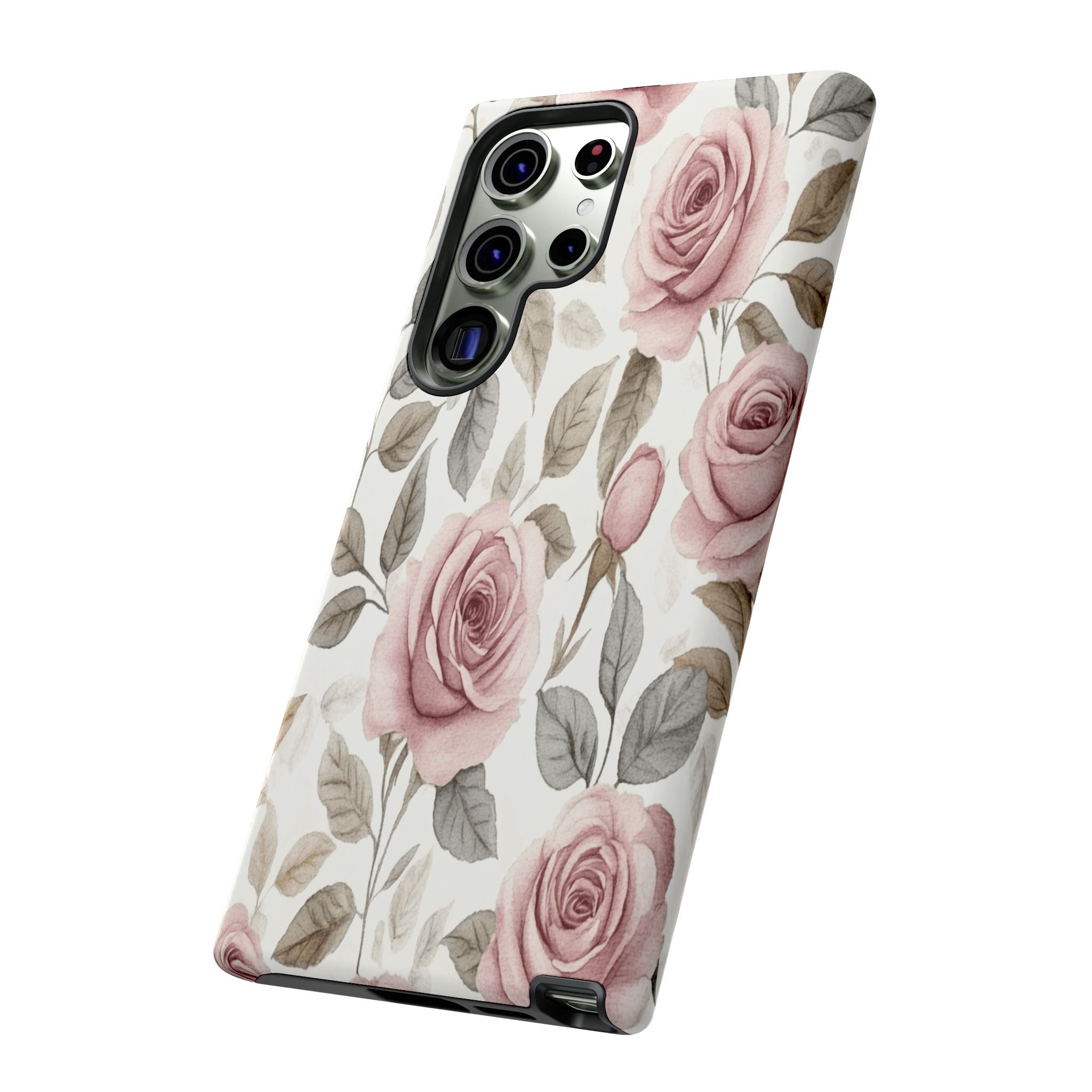 Elegant Watercolor Rose Case
