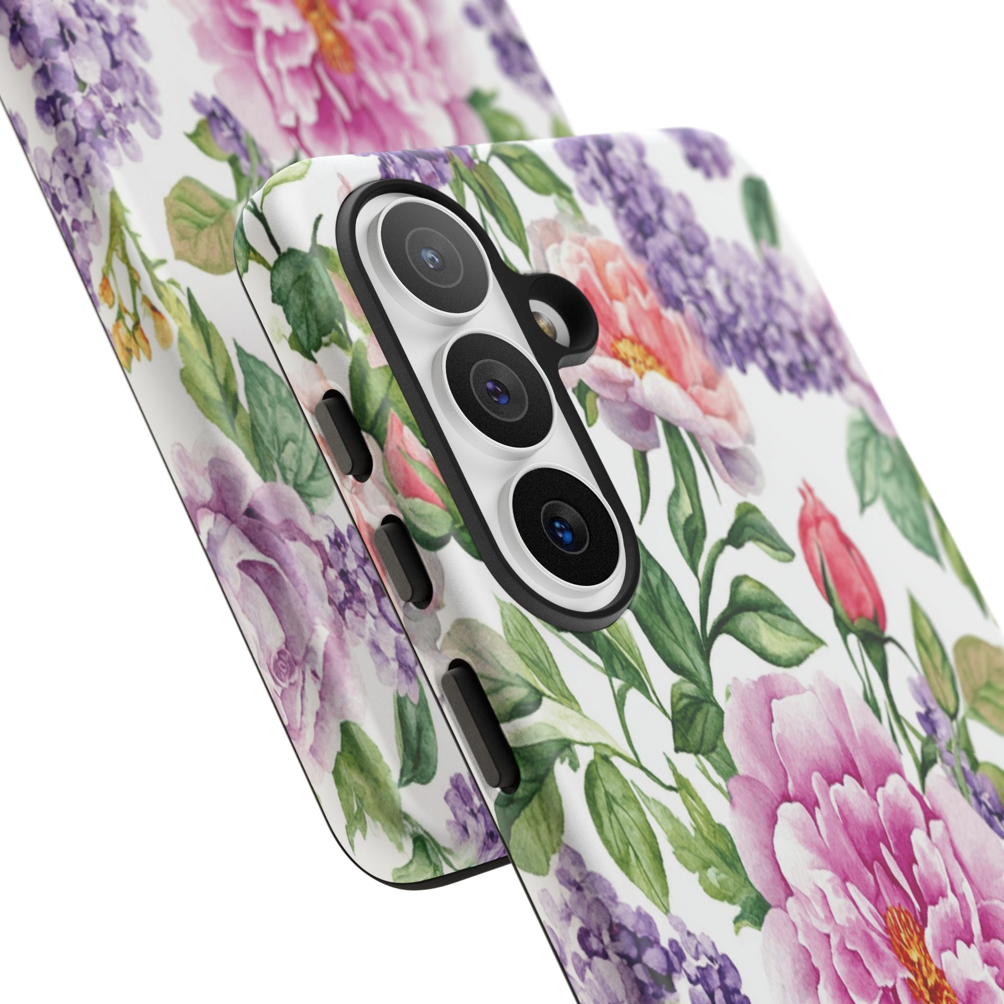 Watercolor Peonies and Lilacs Case