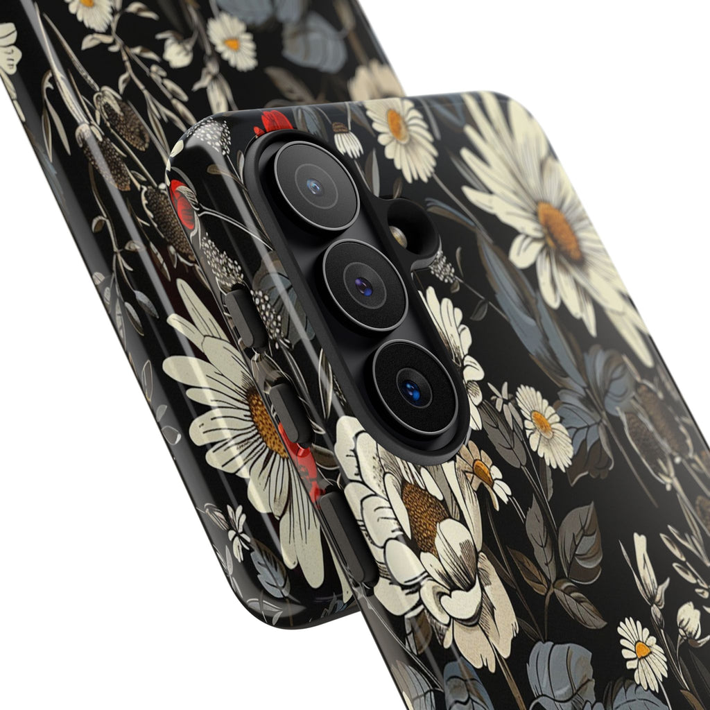 Dark Rose and Daisy Case