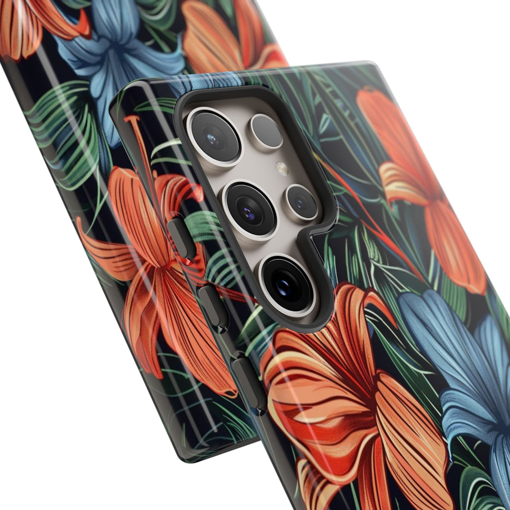 Tropical Red and Blue Case