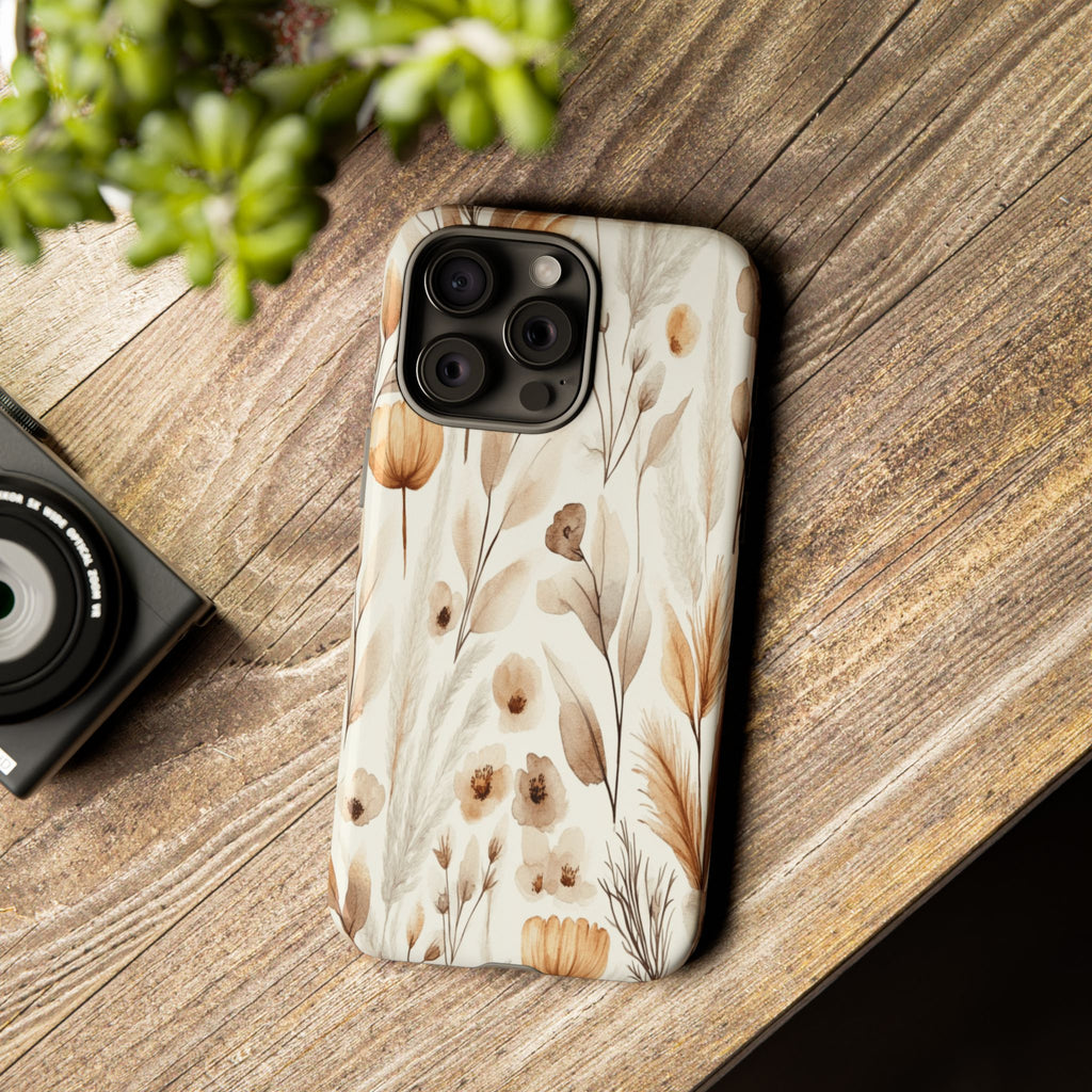 Dried Flowers Watercolor Case