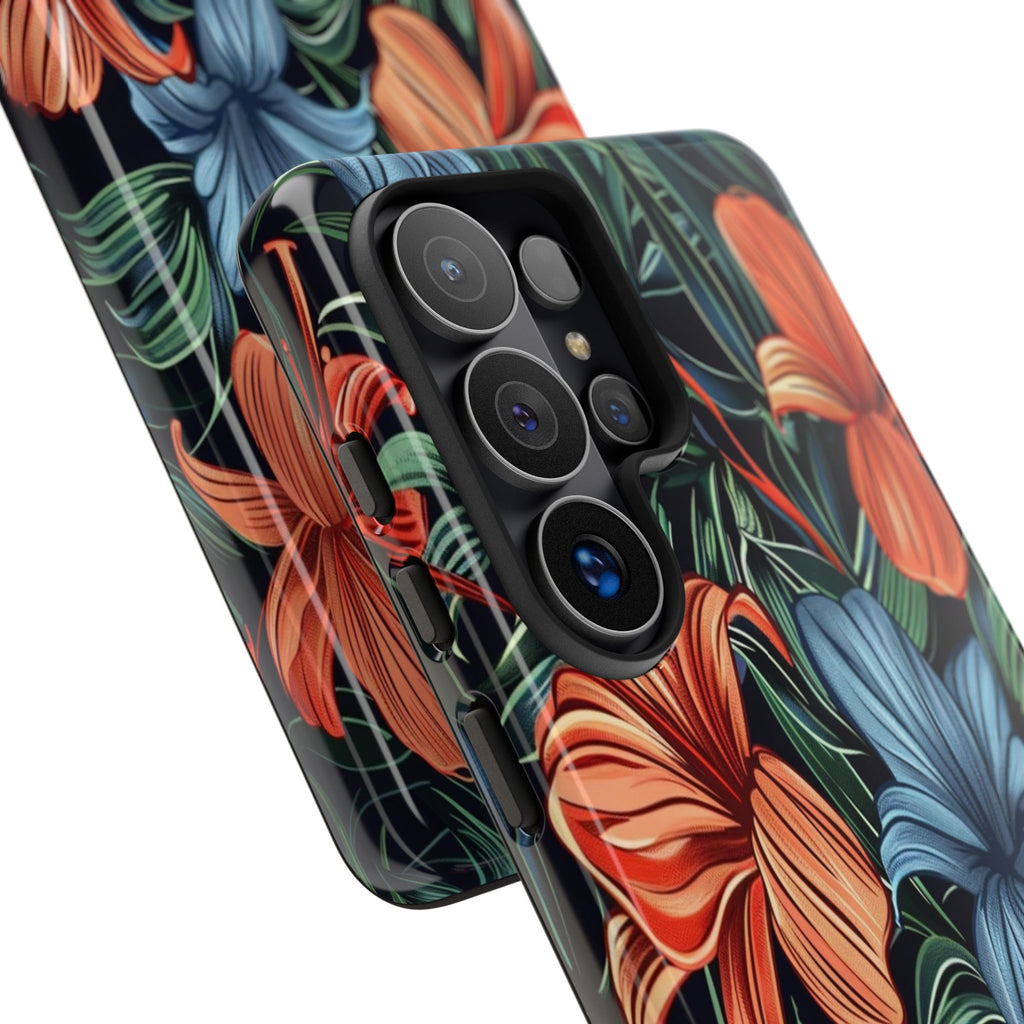 Tropical Red and Blue Case