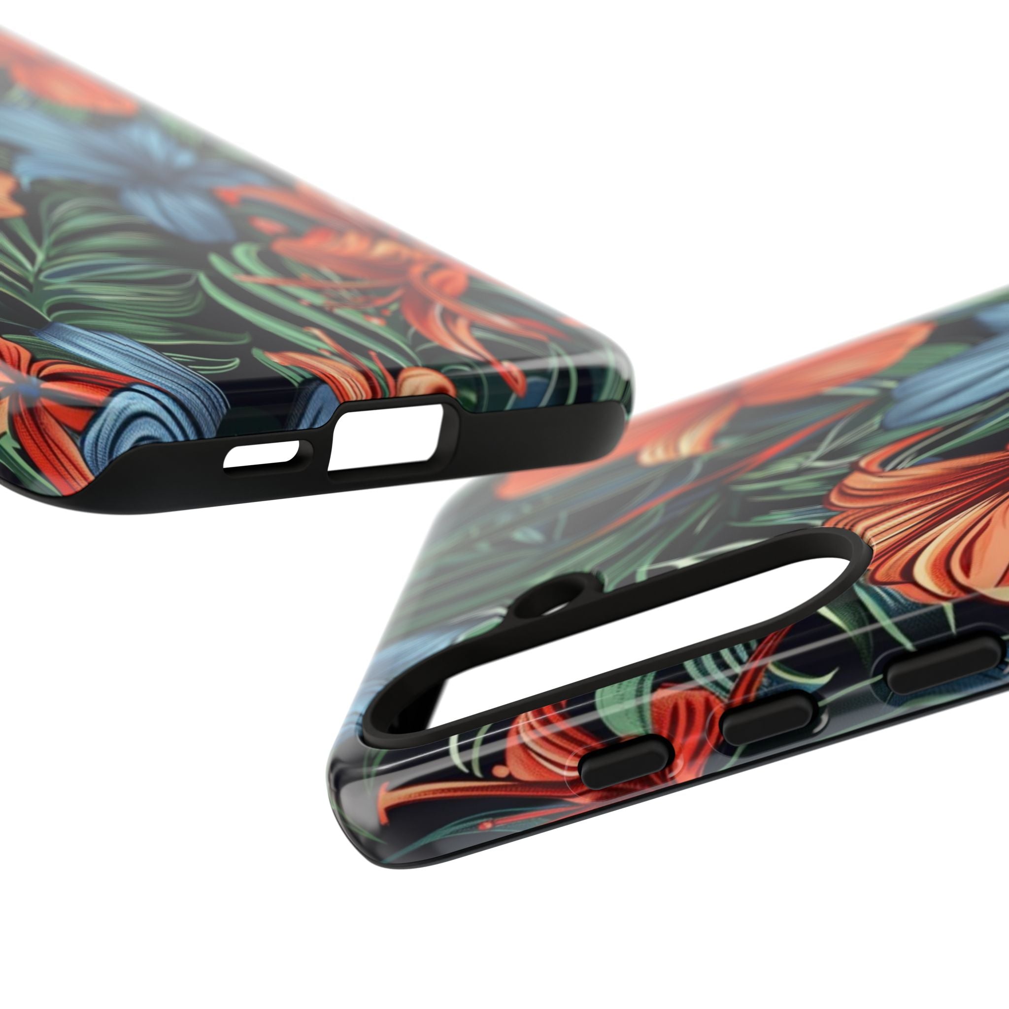 Tropical Red and Blue Case
