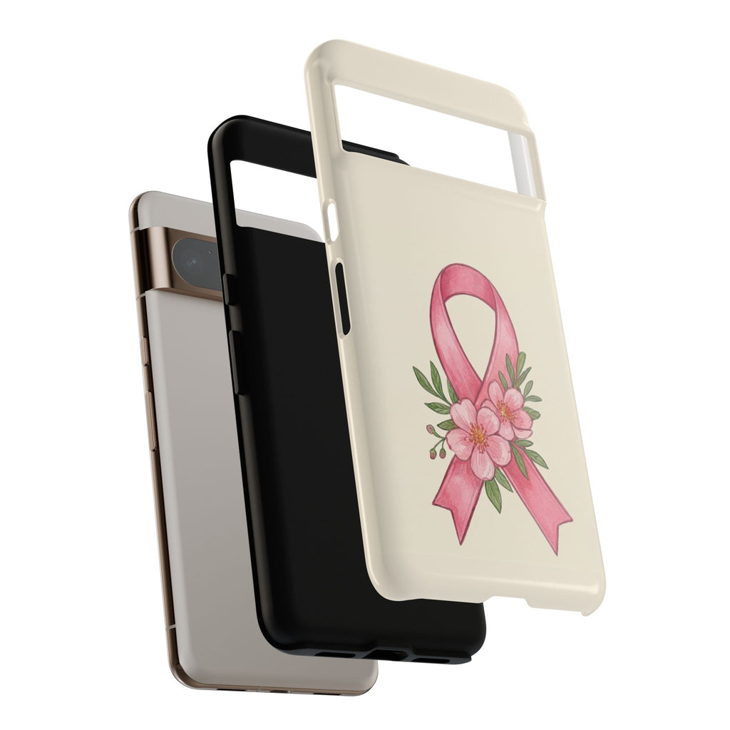Floral Breast Cancer Awareness Case