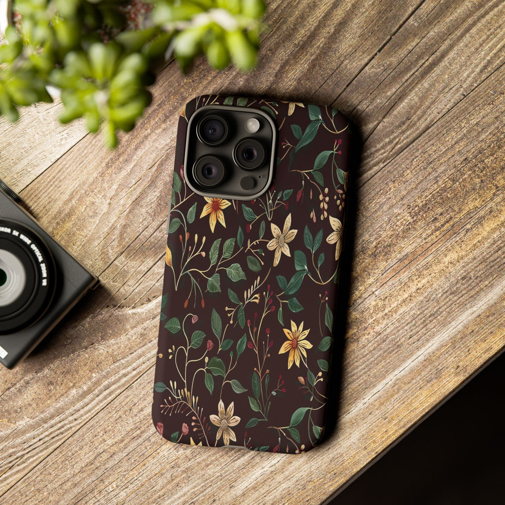 Dark Vintage Floral Case