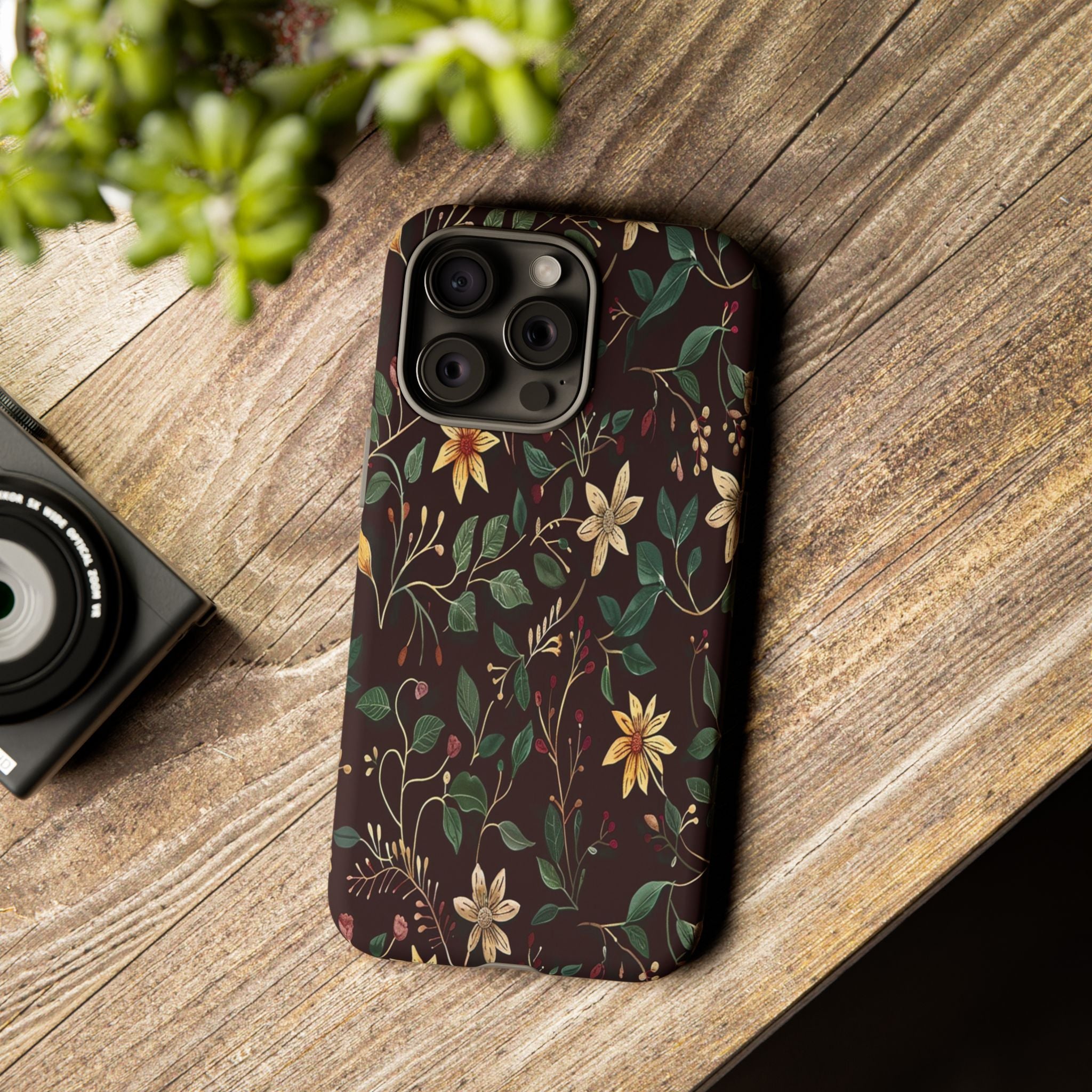 Dark Vintage Floral Case