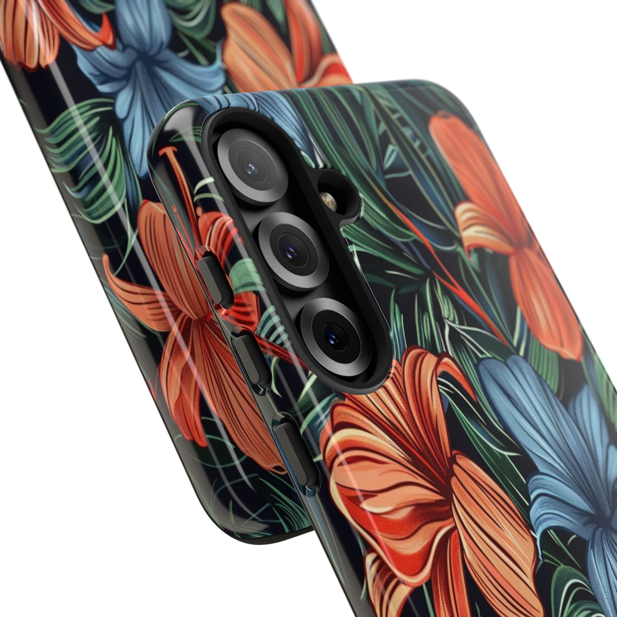 Tropical Red and Blue Case