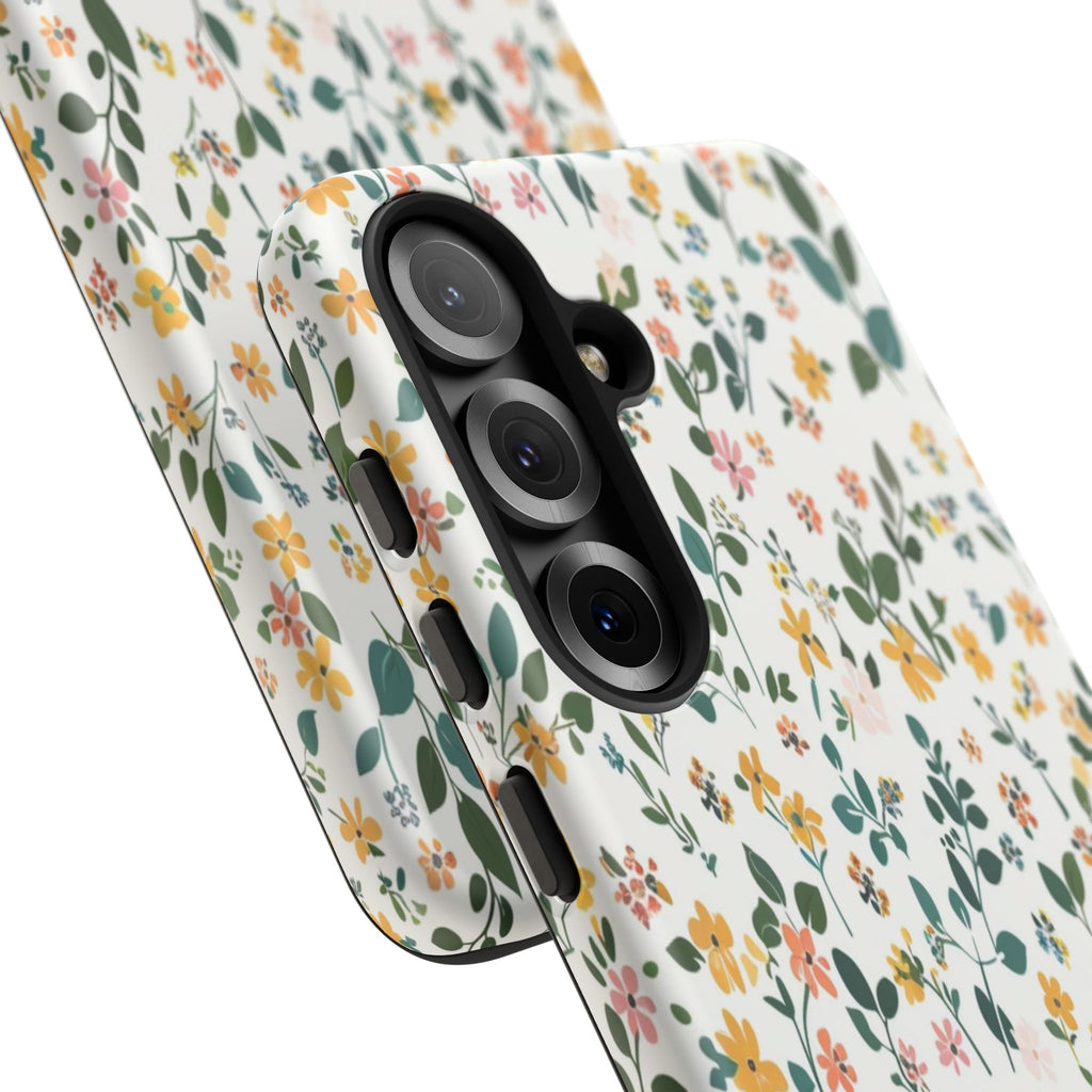 Pastel Leaves and Flowers Case