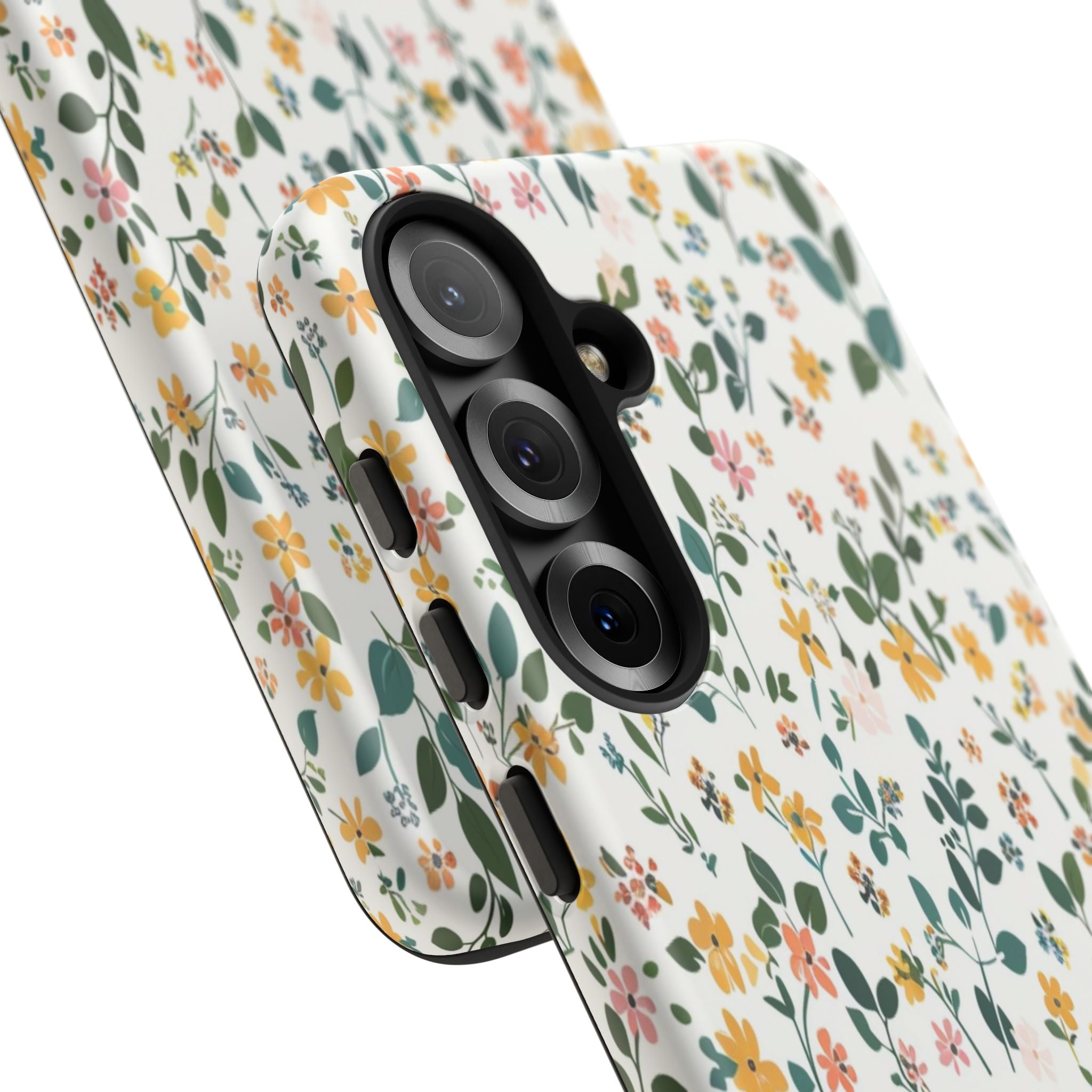 Pastel Leaves and Flowers Case