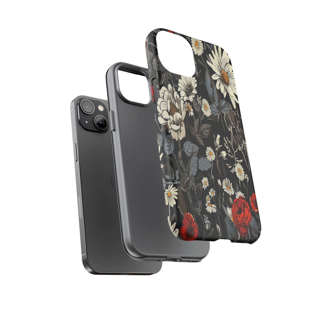 Dark Rose and Daisy Case