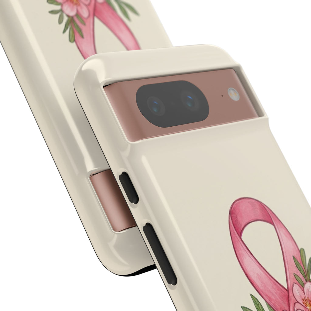 Floral Breast Cancer Awareness Case
