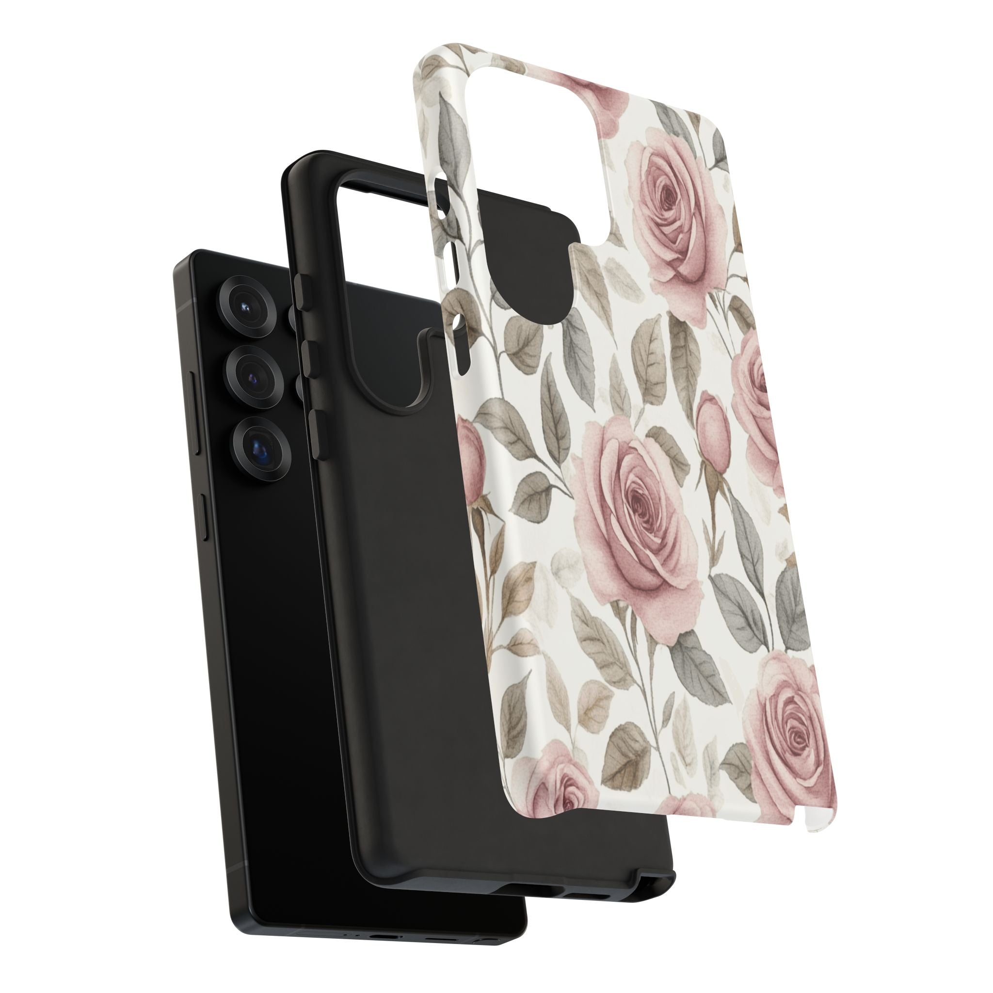 Elegant Watercolor Rose Case