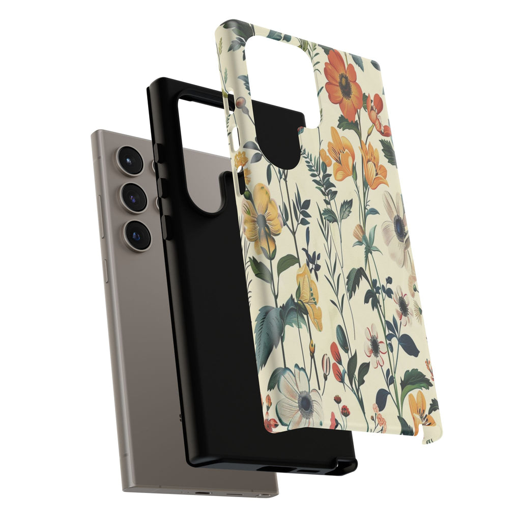 Vintage Botanical Wildflower Seamless Pattern