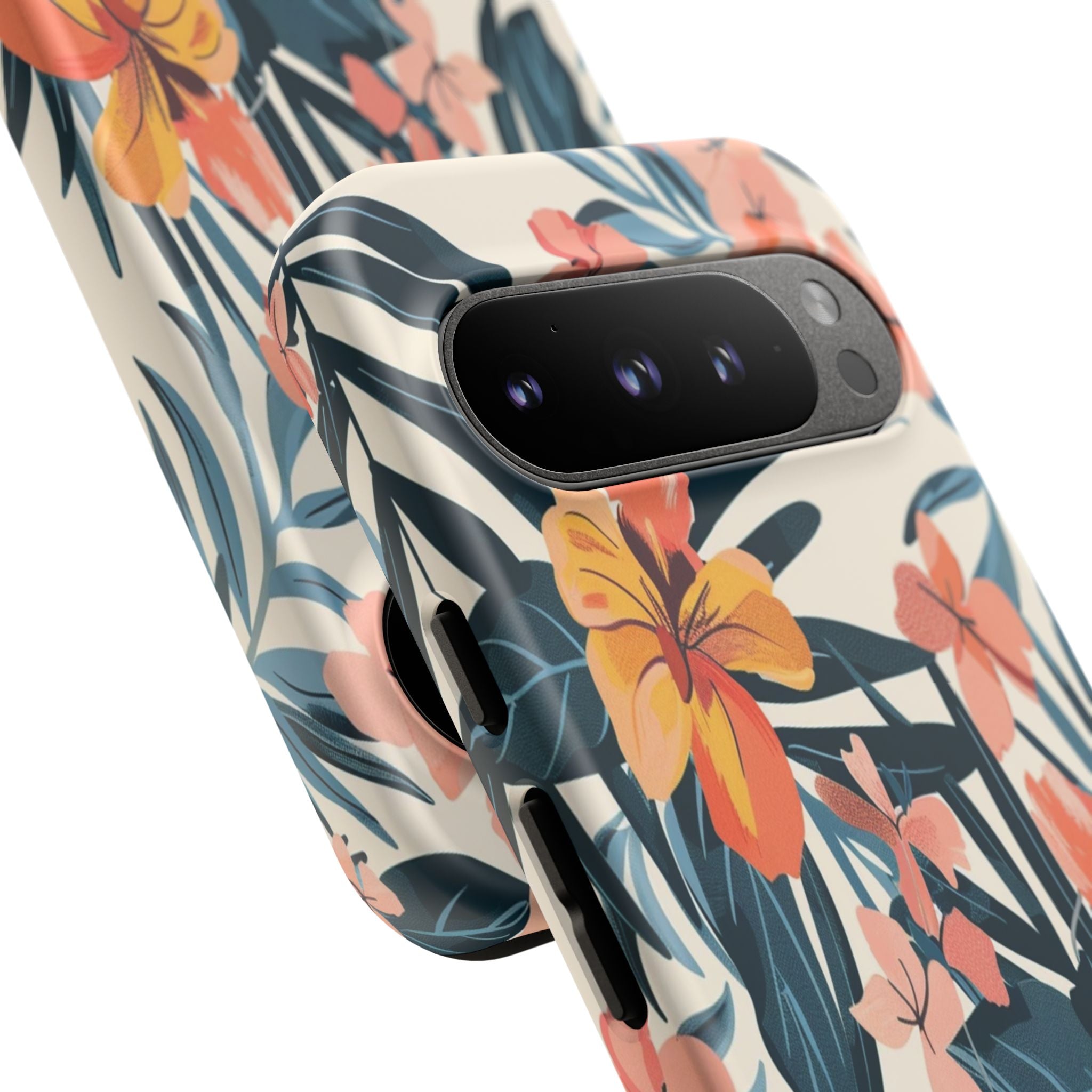 Tropical White and Blue Case