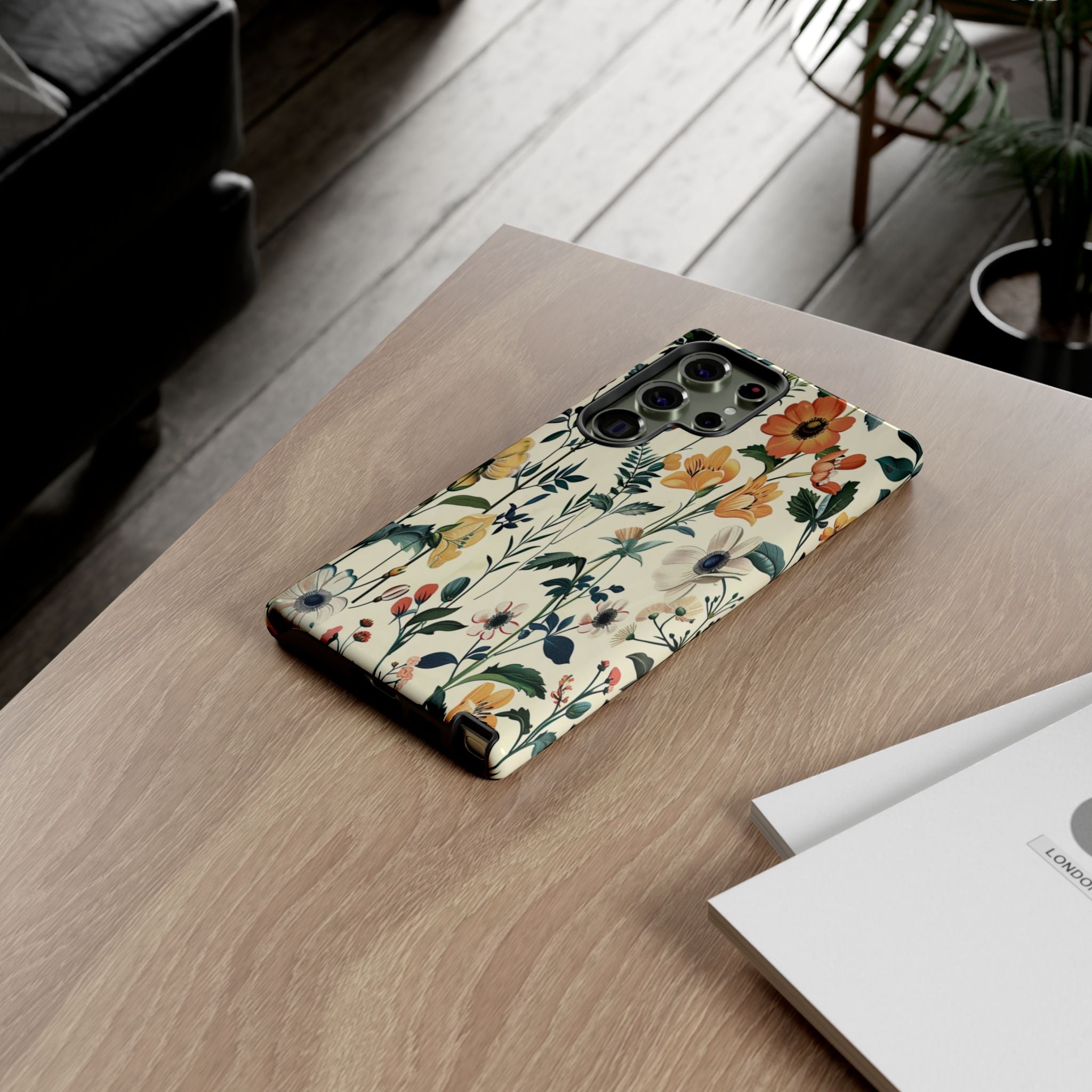 Vintage Botanical Wildflower Seamless Pattern