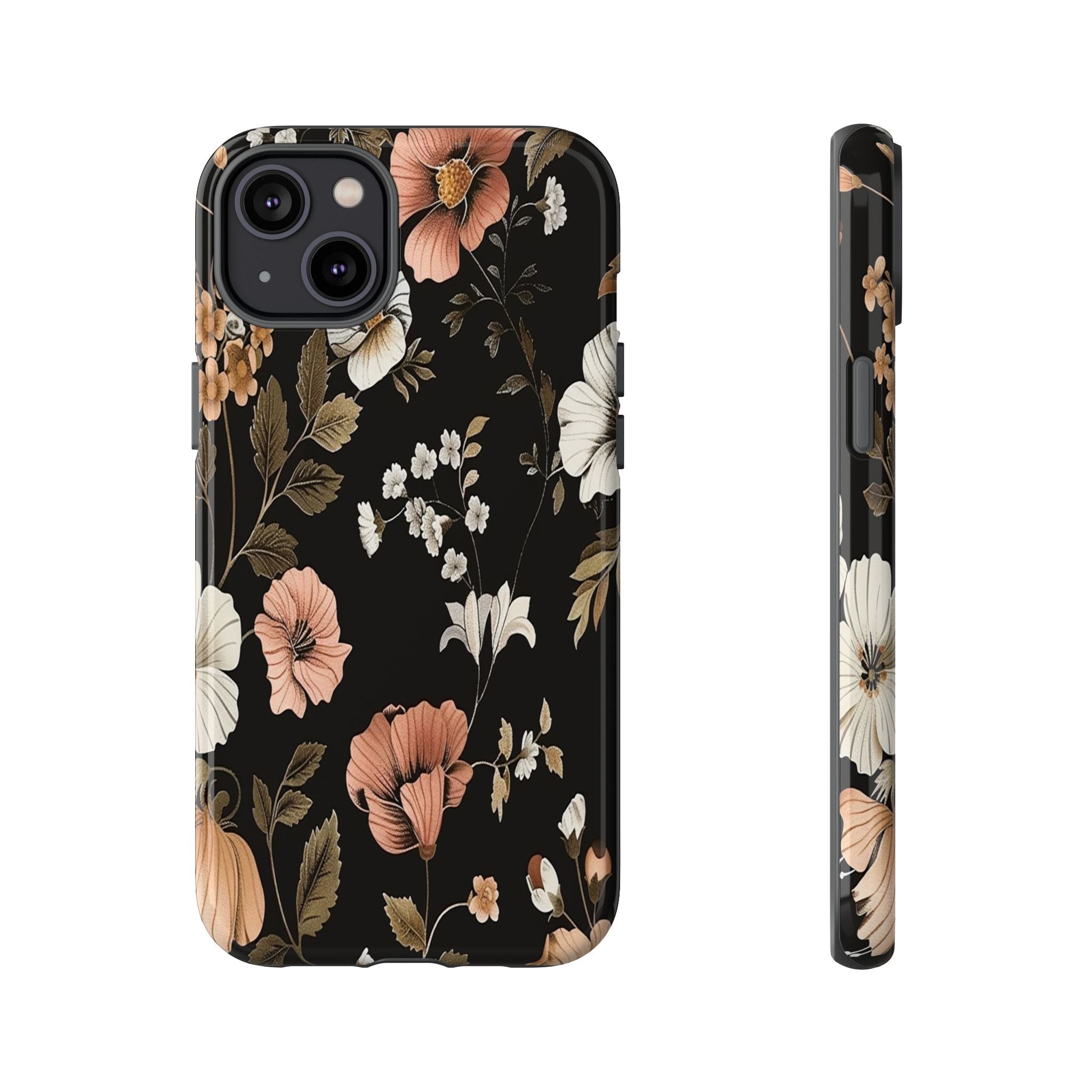 Peachy Cosmos on Black