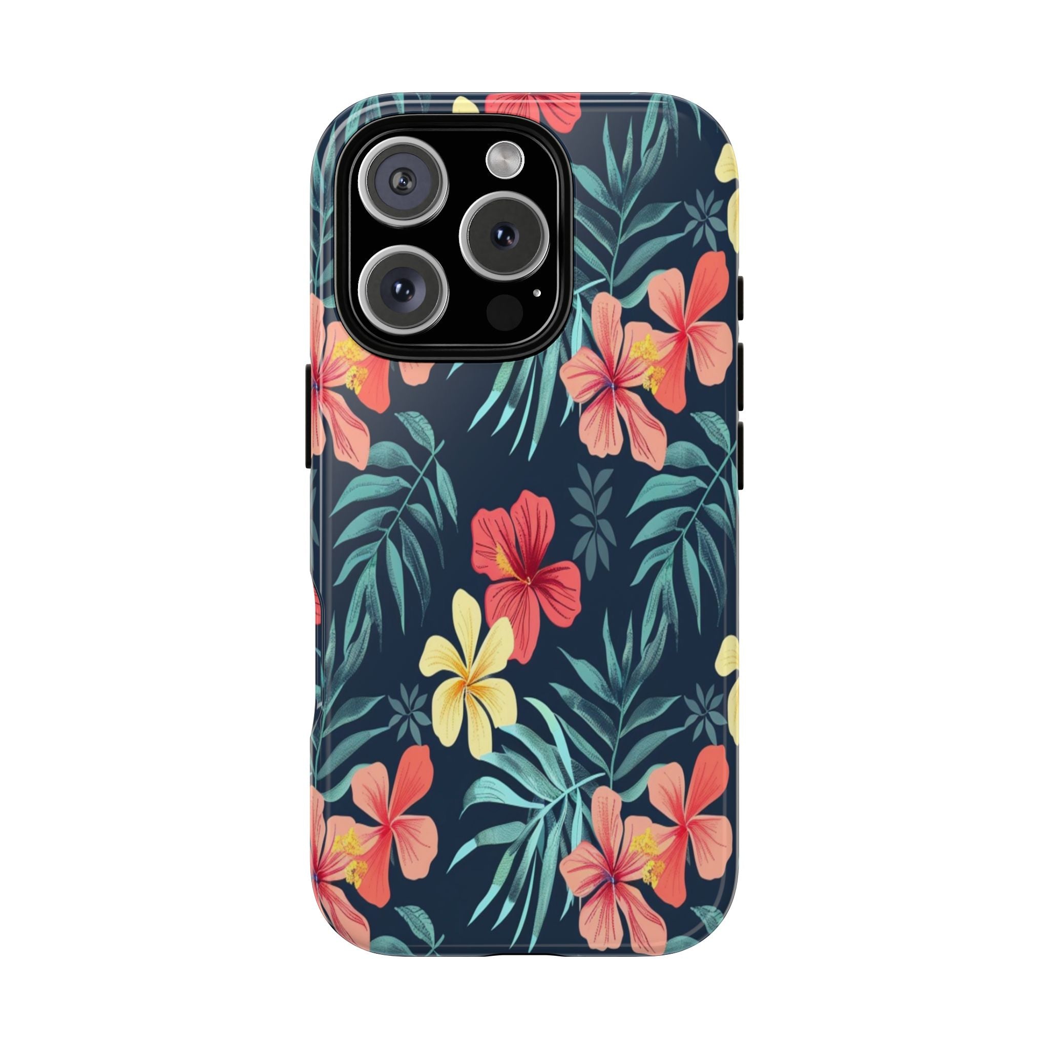 Tropical Hibiscus Navy